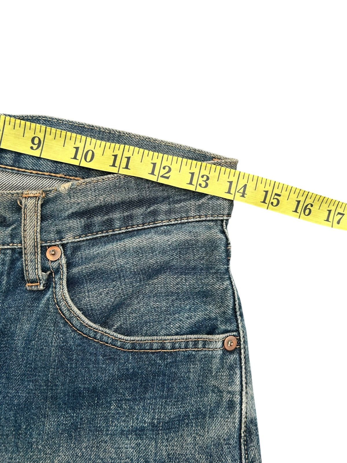 Kapital Vintage FOB Selvedge Distressed Rusty Mudwash Denim Jeans Size US 28 / EU 44 - 15 Thumbnail