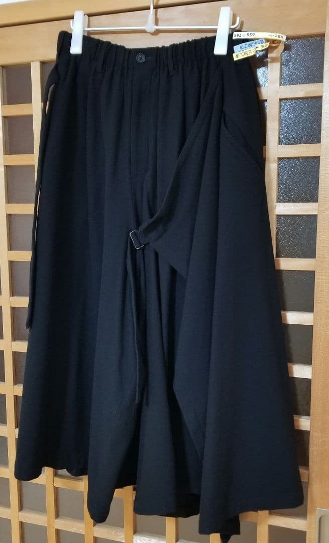 Yohji Yamamoto POUR HOMME 24AW Wool Flannel Drape Pants HO-P75-550 Size US 35 - 2 Thumbnail