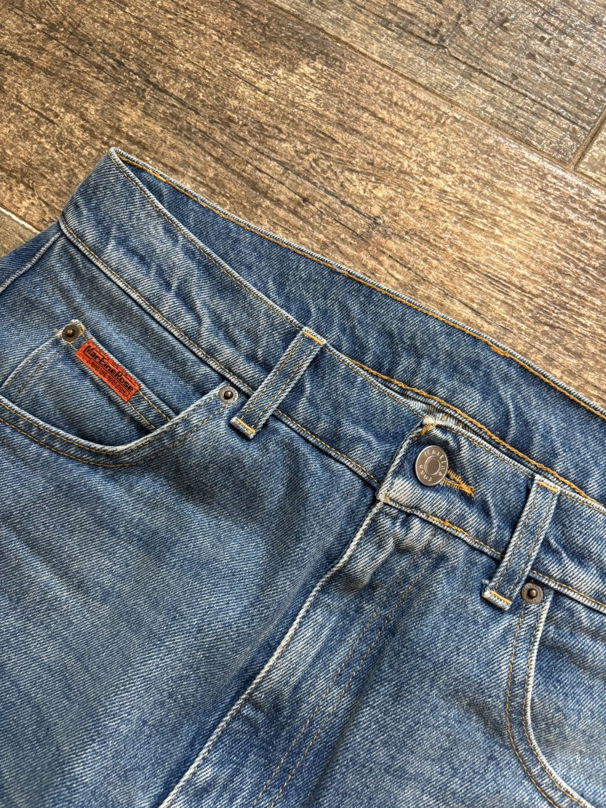 Martine Rose Lightwash Twist Seam Denim Size US 31 - 4 Thumbnail