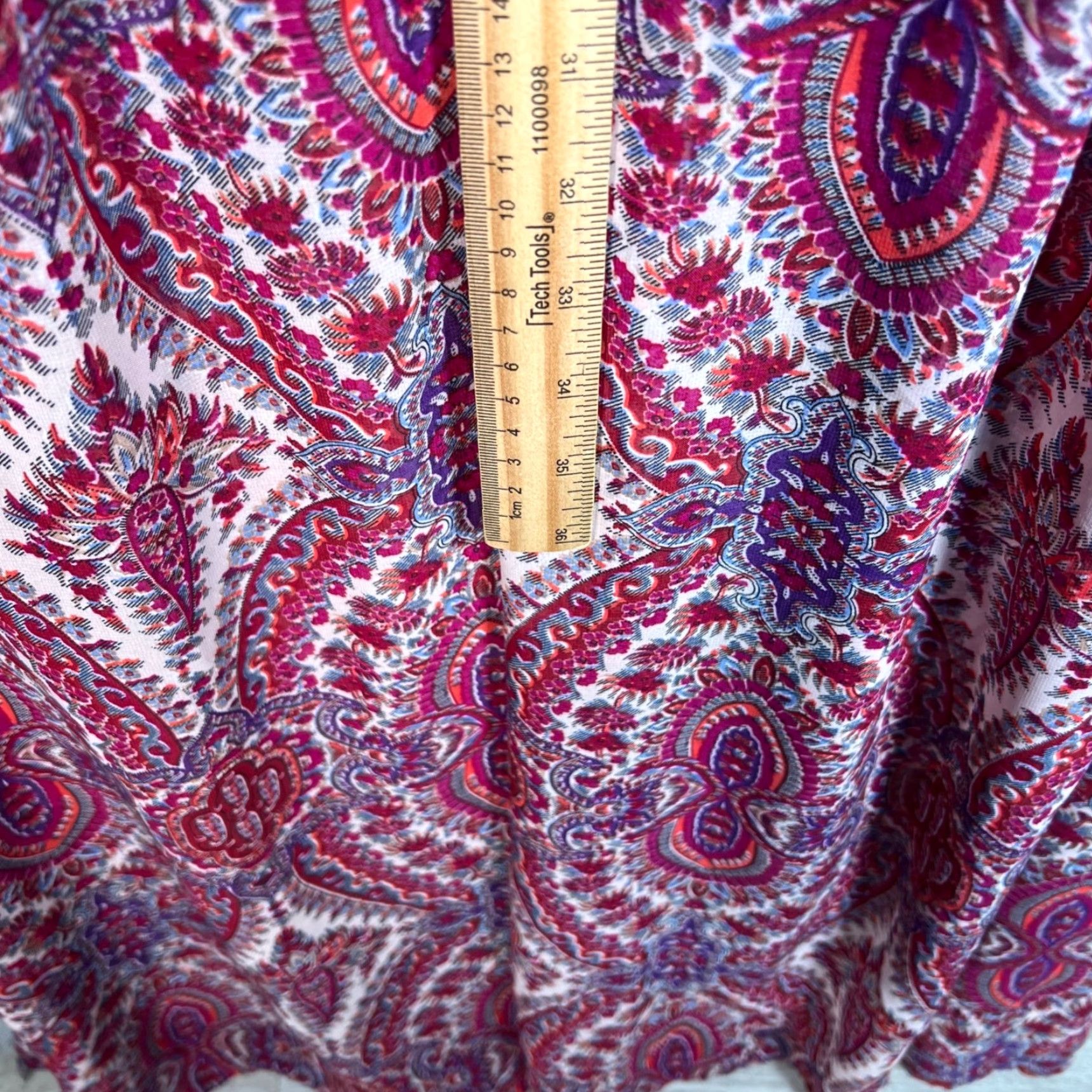 Vintage Fire Los Angeles Maxi Dress Womens Size Medium Bohemian Paisley Pink V-Neck Long Sleeve Casual Party/Cocktail Summer Spring Maxi Dress Womens Mens? Size M / US 6-8 / IT 42-44 - 6 Thumbnail