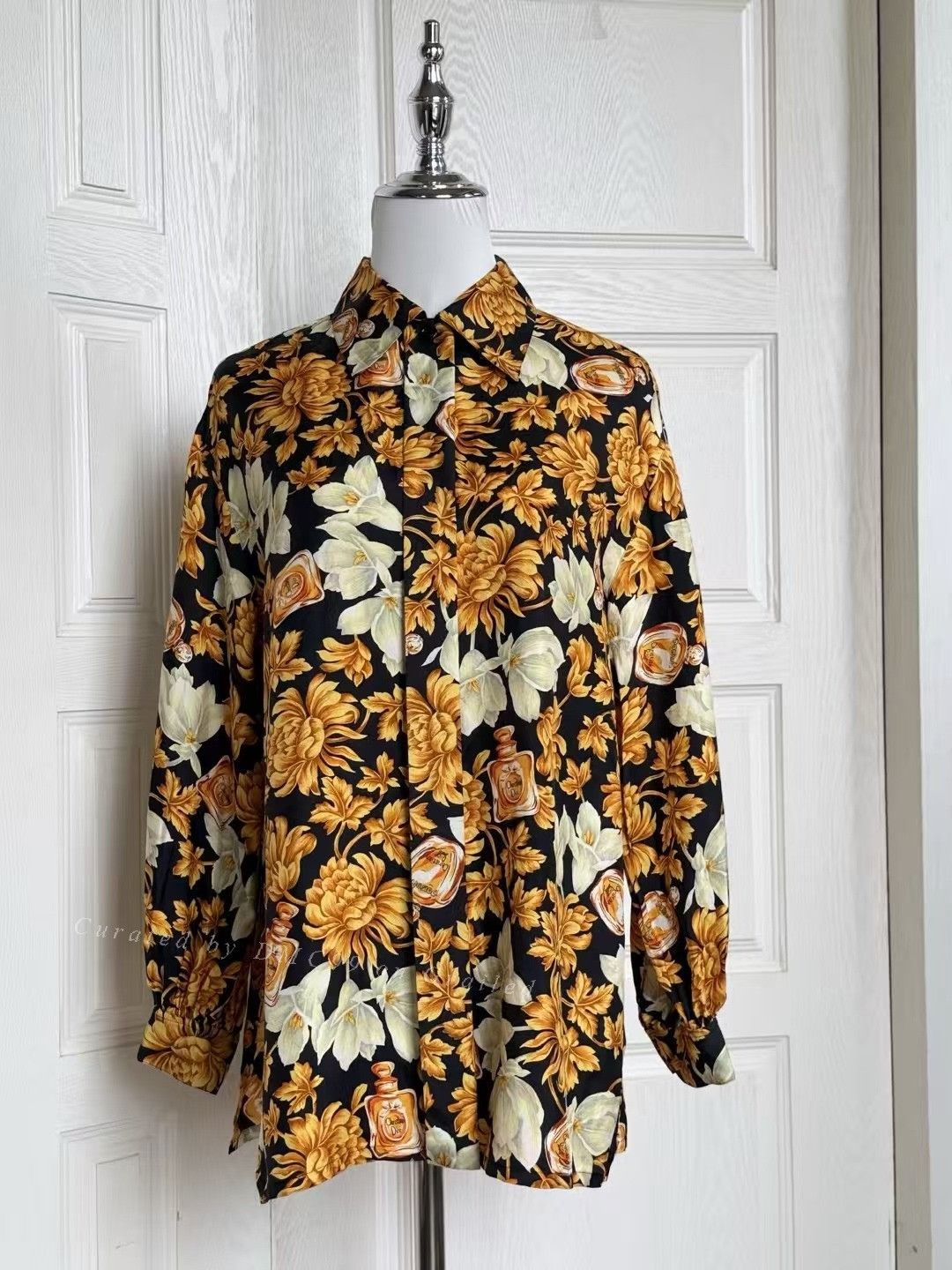 Dior DIOR Silk Printed Long Sleeve Shirt Size US S / EU 44-46 / 1 - 1 Thumbnail