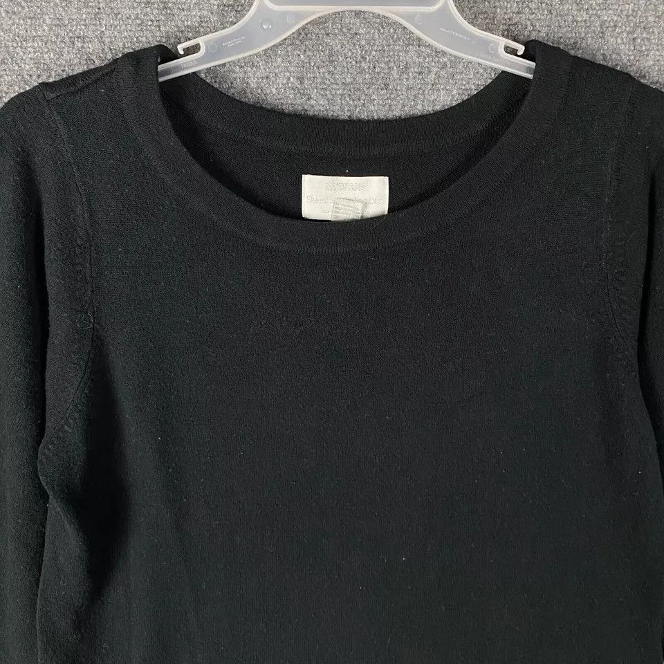 Avenue Avenue Sweater Women's 18/20 Knit Black 100% Acrylic Adults Size XXL / US 16-18 / IT 52-54 - 2 Thumbnail
