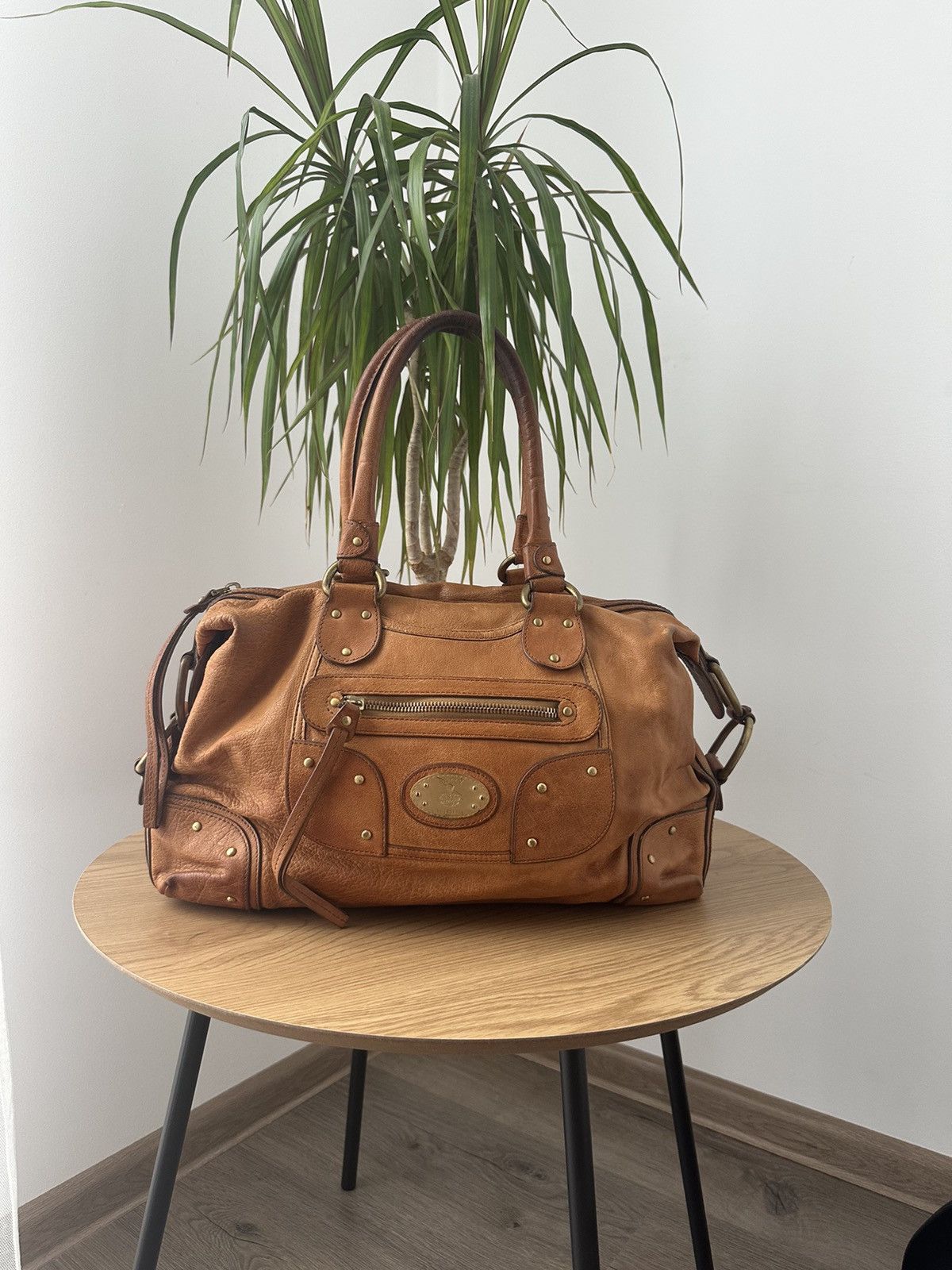 Bally Vintage Leather Bally Brown Shoulders Faded Bag Size ONE SIZE - 6 Thumbnail