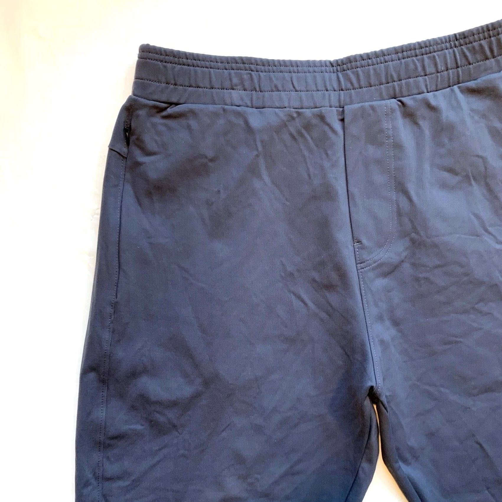 Vintage Public Rec All Day Every Day Pants Nylon Stretch Elastic Waist Jogger 32/30 Mens Gray 4-Pocket Zipper Size US 32 / EU 48 - 5 Thumbnail