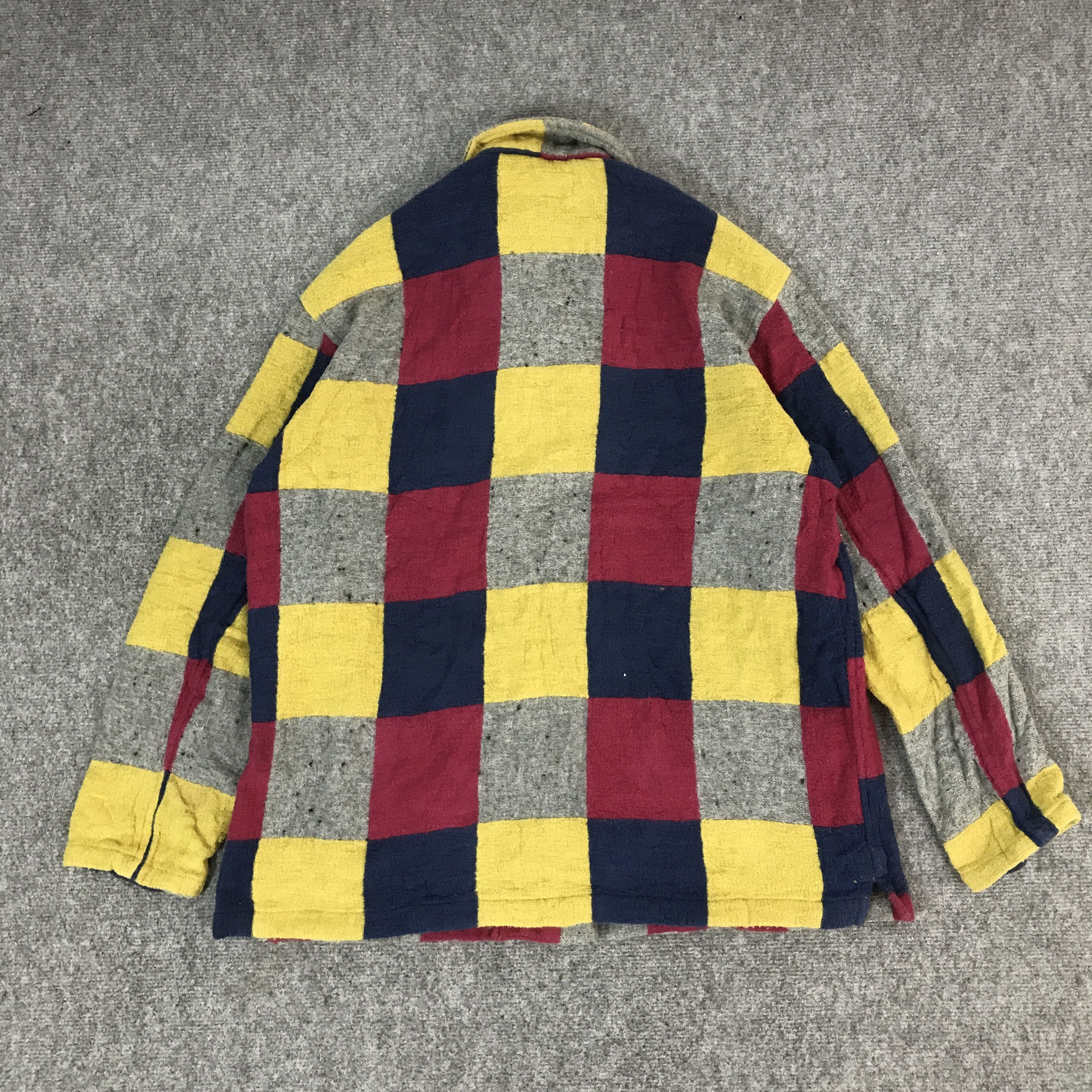 Japanese Brand HAKKA HOMME JAPAN MULTICOLOUR JACKET Size US L / EU 52-54 / 3 - 3 Thumbnail