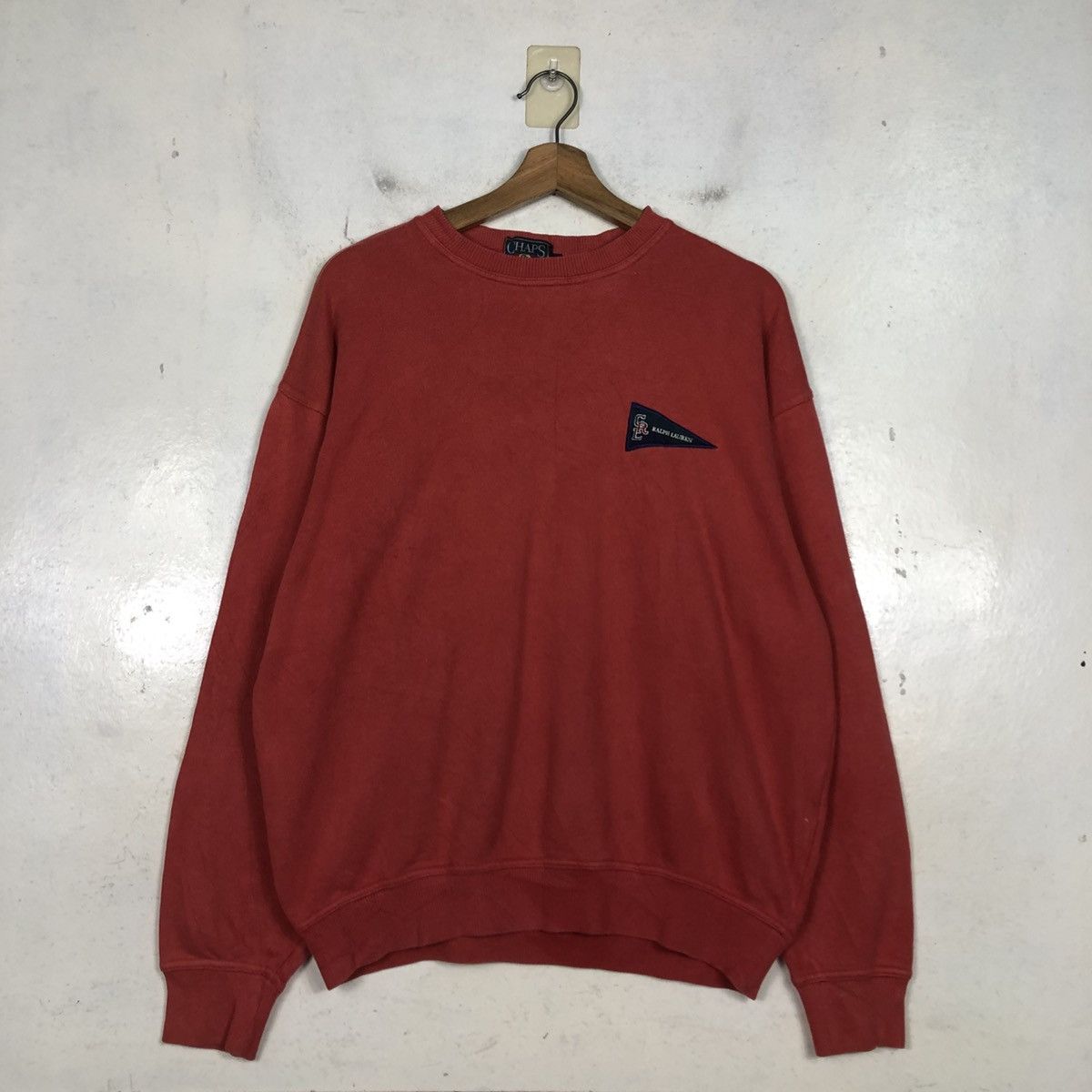 Chaps Ralph Lauren 📌Vintage Sweatshirt Crewneck Chaps Ralph Lauren Big Logo Size US L / EU 52-54 / 3 - 3 Thumbnail