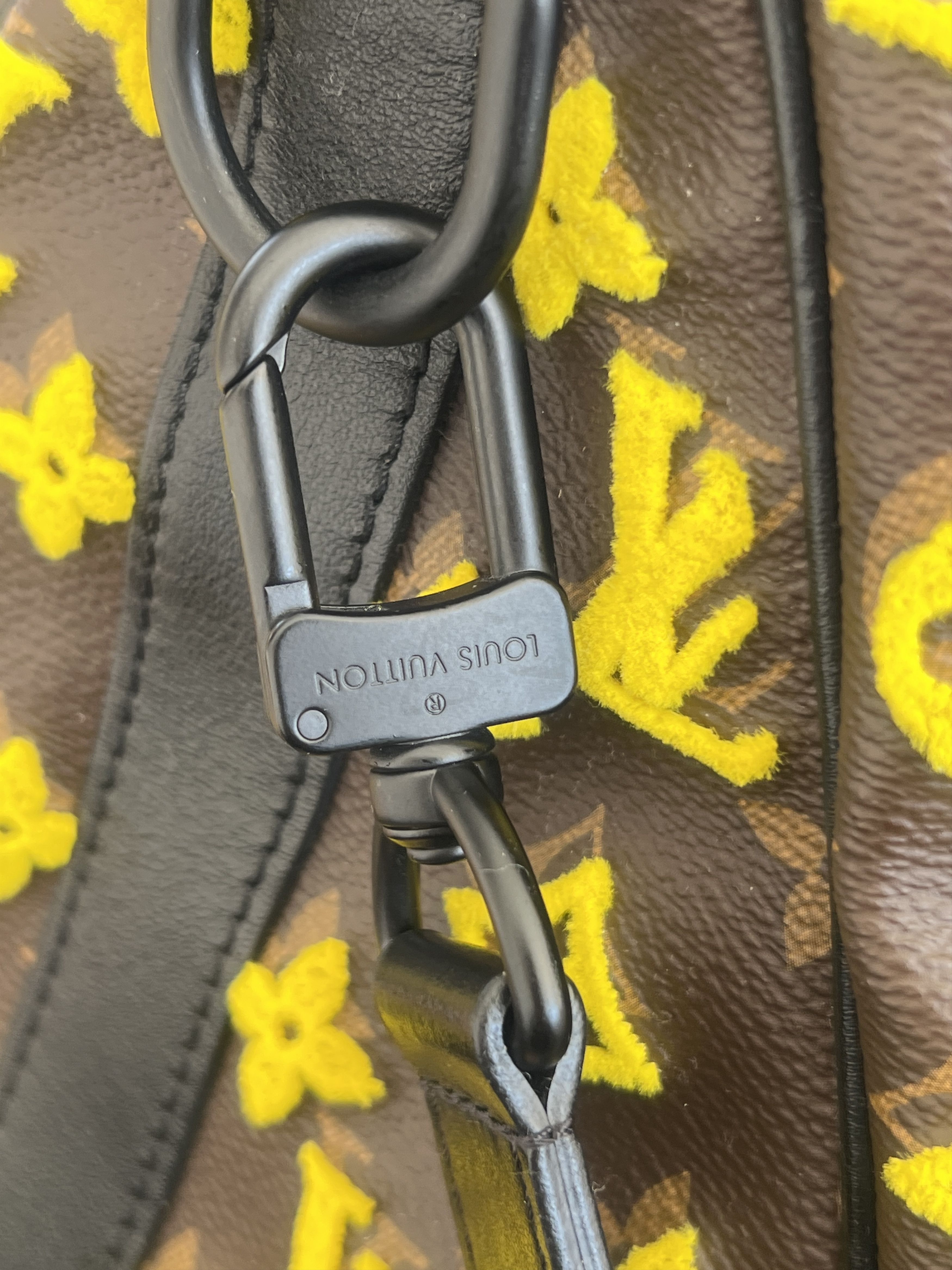 Louis Vuitton Keepall Triangle Bandouliere 50 Tuffetage Yellow Duffle Size ONE SIZE - 11 Thumbnail
