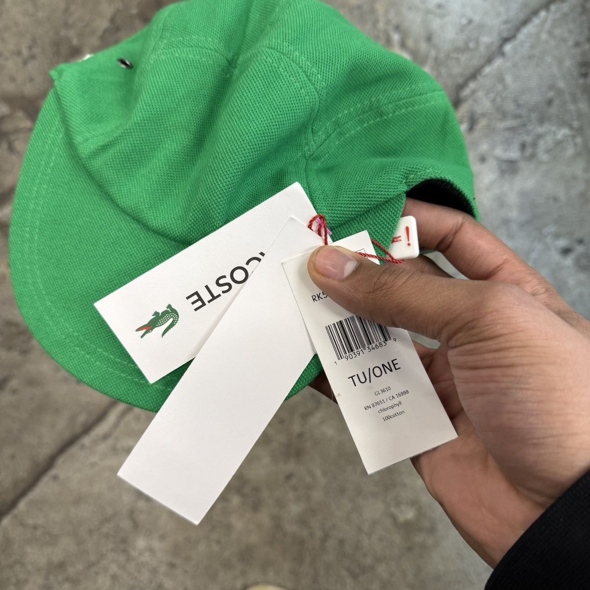 Lacoste × Supreme Supreme Lacoste Pique Knit Camp Cap Size ONE SIZE - 5 Thumbnail