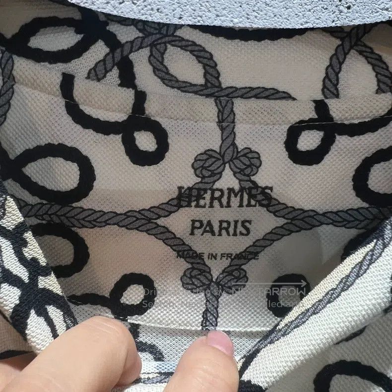 Other Hermes Black and White Colorblock Dress with Classic Rope Size XS / US 0-2 / IT 36-38 - 2 Thumbnail