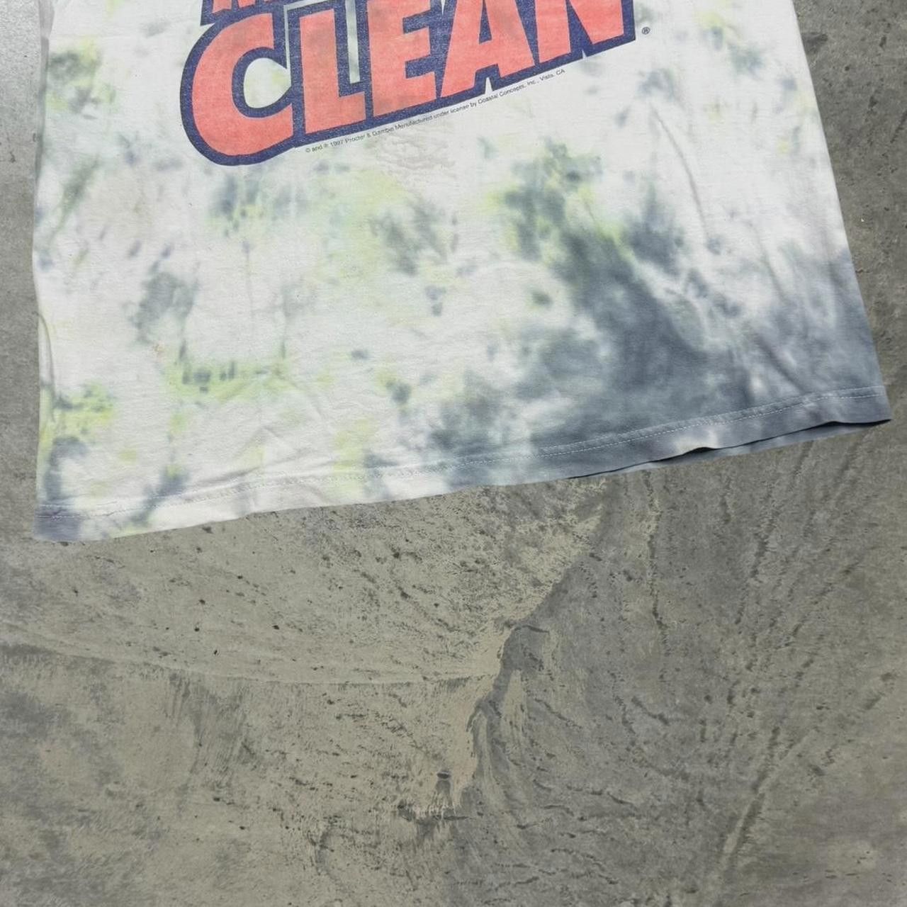 Alstyle × Vintage Vintage 1997 Belton Mr. Clean Tie-Dye T-Shirt Size US L / EU 52-54 / 3 - 2 Thumbnail