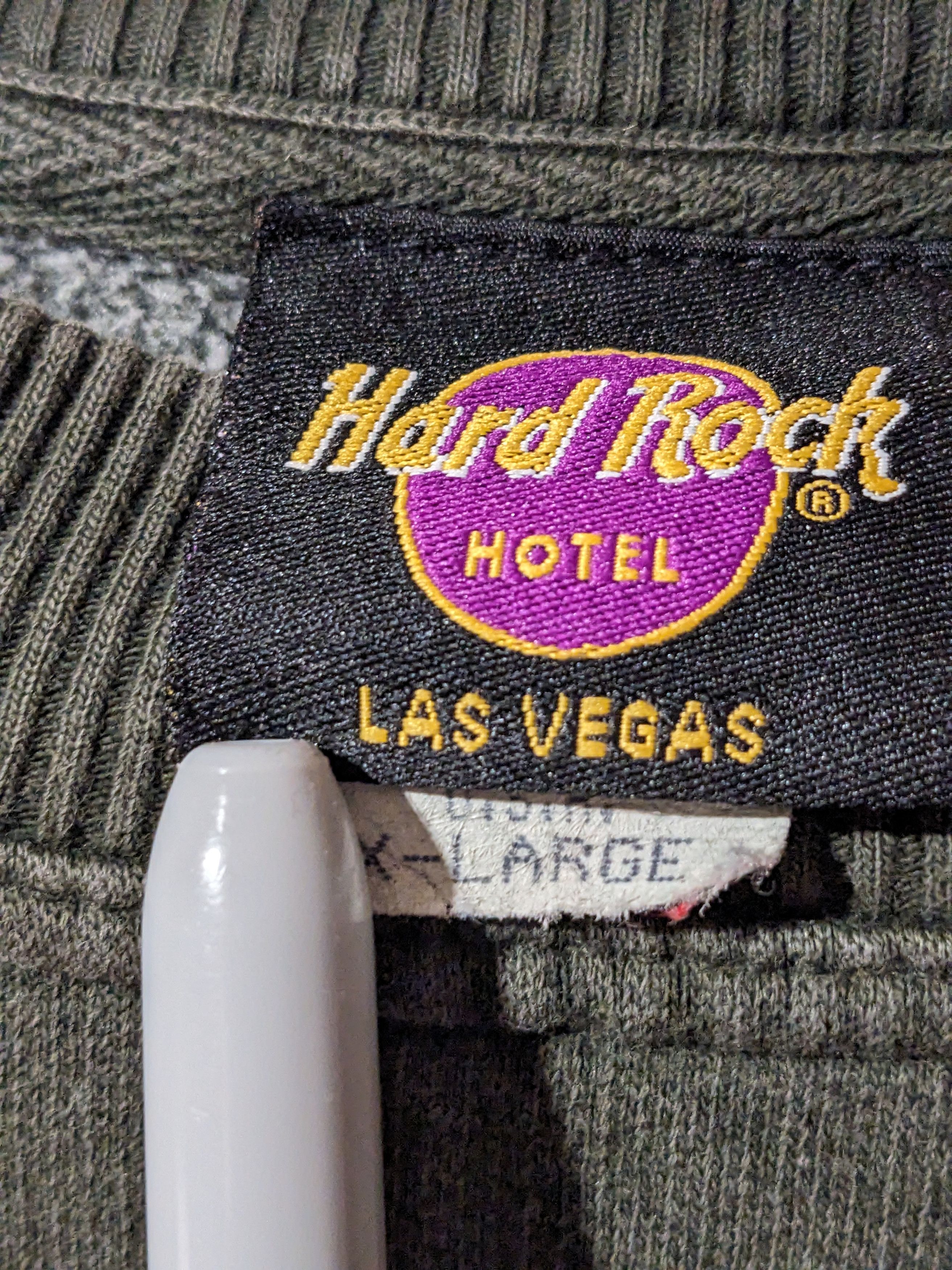 Hard Rock Cafe × Vintage Vintage 90s Hard Rock Cafe Las Vegas Logo X-Large Sweatshirt Size US XL / EU 56 / 4 - 3 Thumbnail