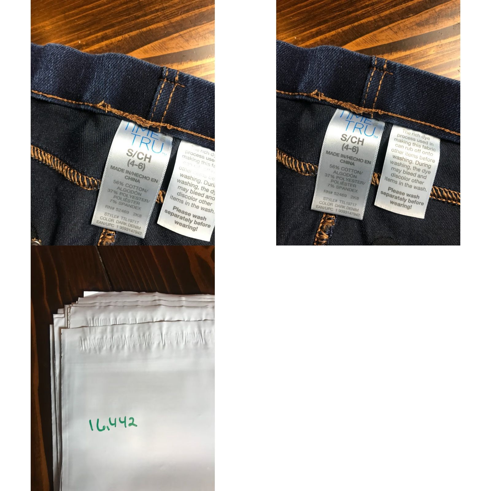 Vintage Time And Tru Jeans Women's Size Small Blue Jegging Pull On Cuffed Size 28" / US 6 / IT 42 - 8 Thumbnail