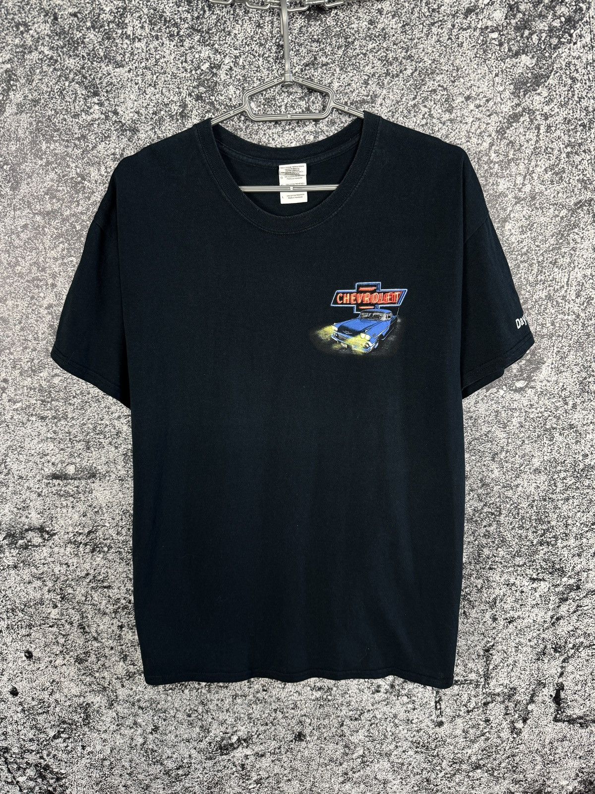 Vintage Vintage Tee Chevrolet Big Logo Lost In The 50s Car Racing Size US L / EU 52-54 / 3 - 2 Thumbnail