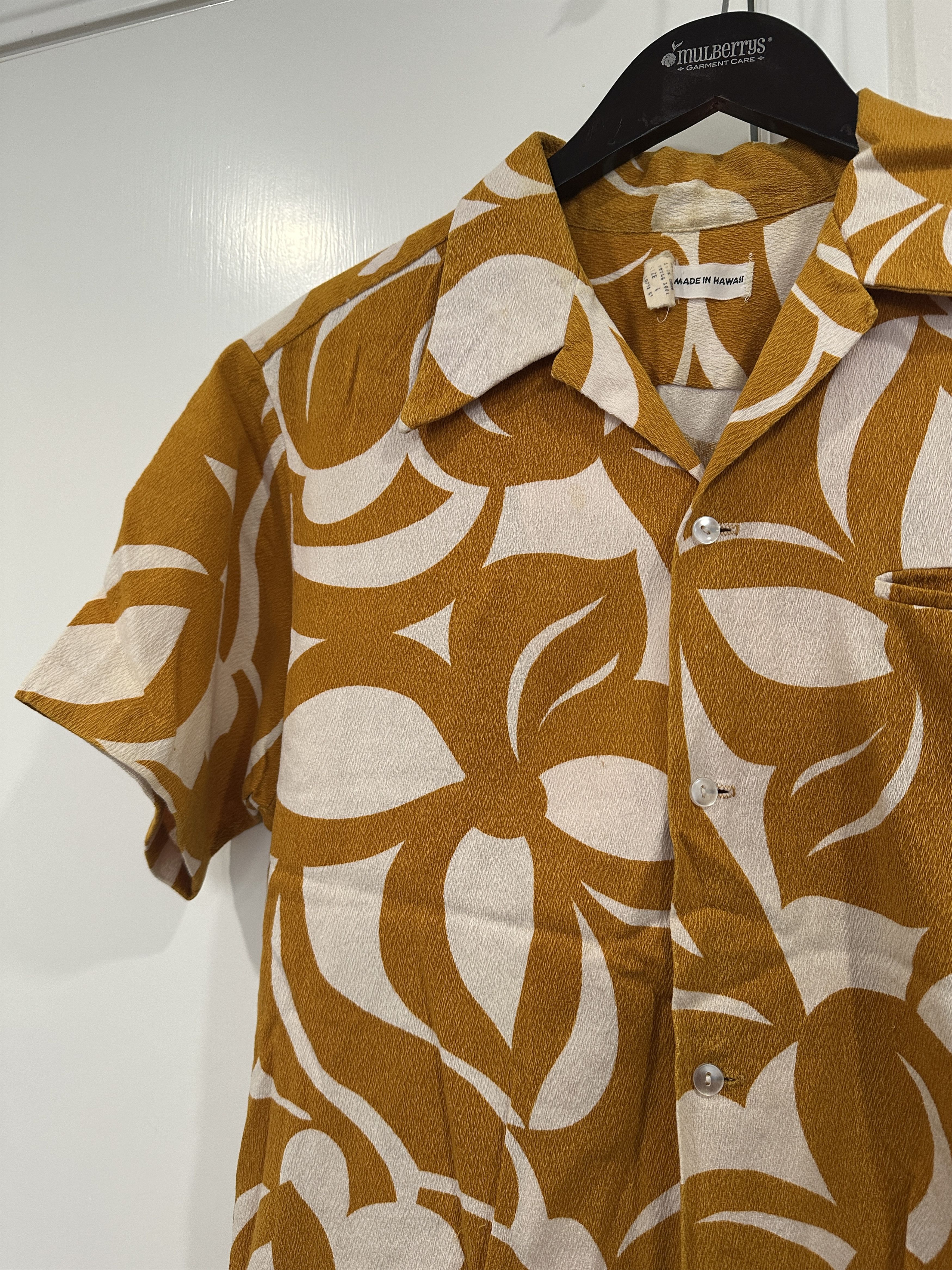 Other Vintage 70s Hawaiian Bar Cloth Shirt Size US S / EU 44-46 / 1 - 3 Thumbnail