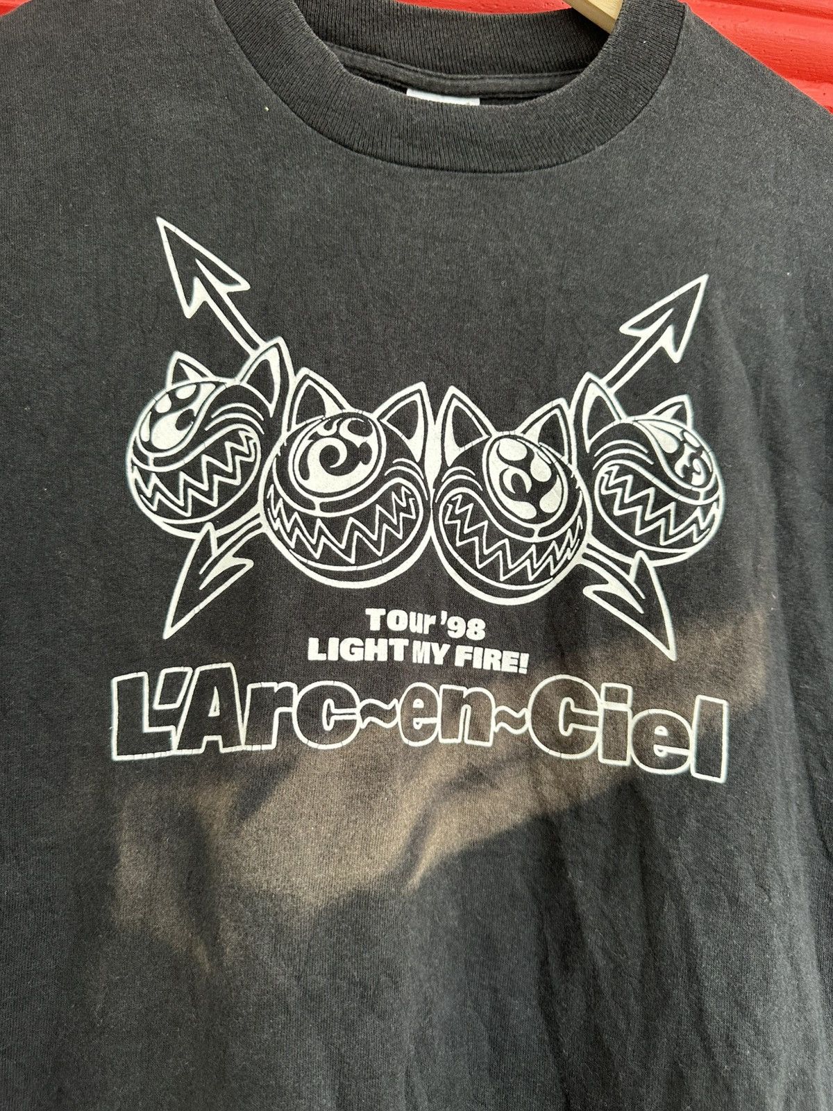 Band Tees Vintage 90s L'Arc-en-Ciel Light My Fire Tour Japan Band Tee Size US L / EU 52-54 / 3 - 3 Thumbnail