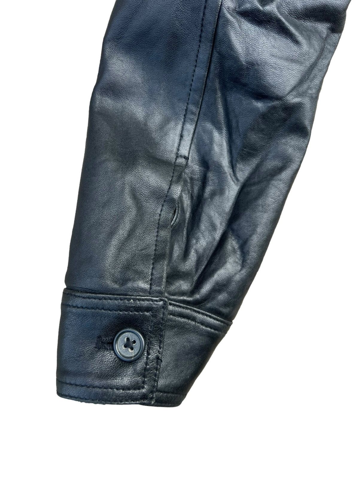 Banana Republic × Vintage Vintage Banana Republic Lamb Leather Jacket Shirt Size US XS / EU 42 / 0 - 22 Thumbnail
