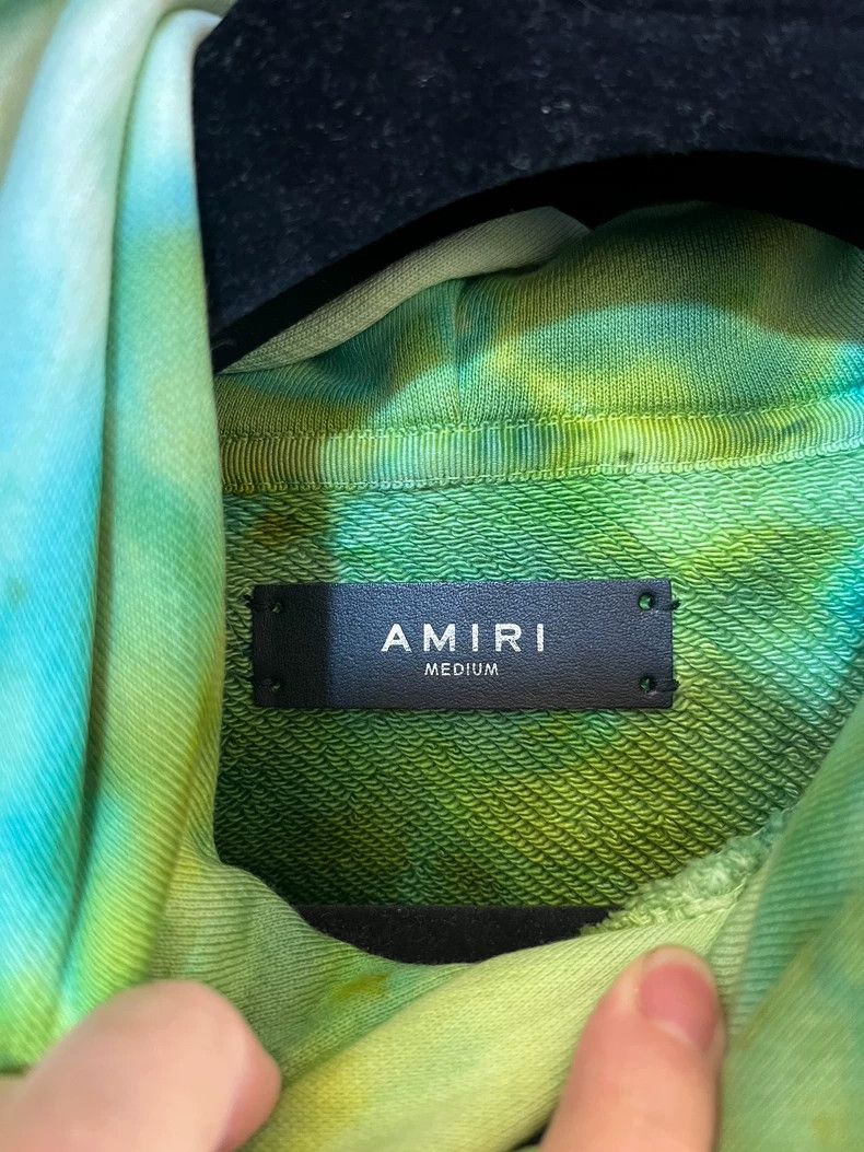 Amiri Amiri Green tie-dye hoodie 2501-Nextarrow Size US M / EU 48-50 / 2 - 3 Thumbnail