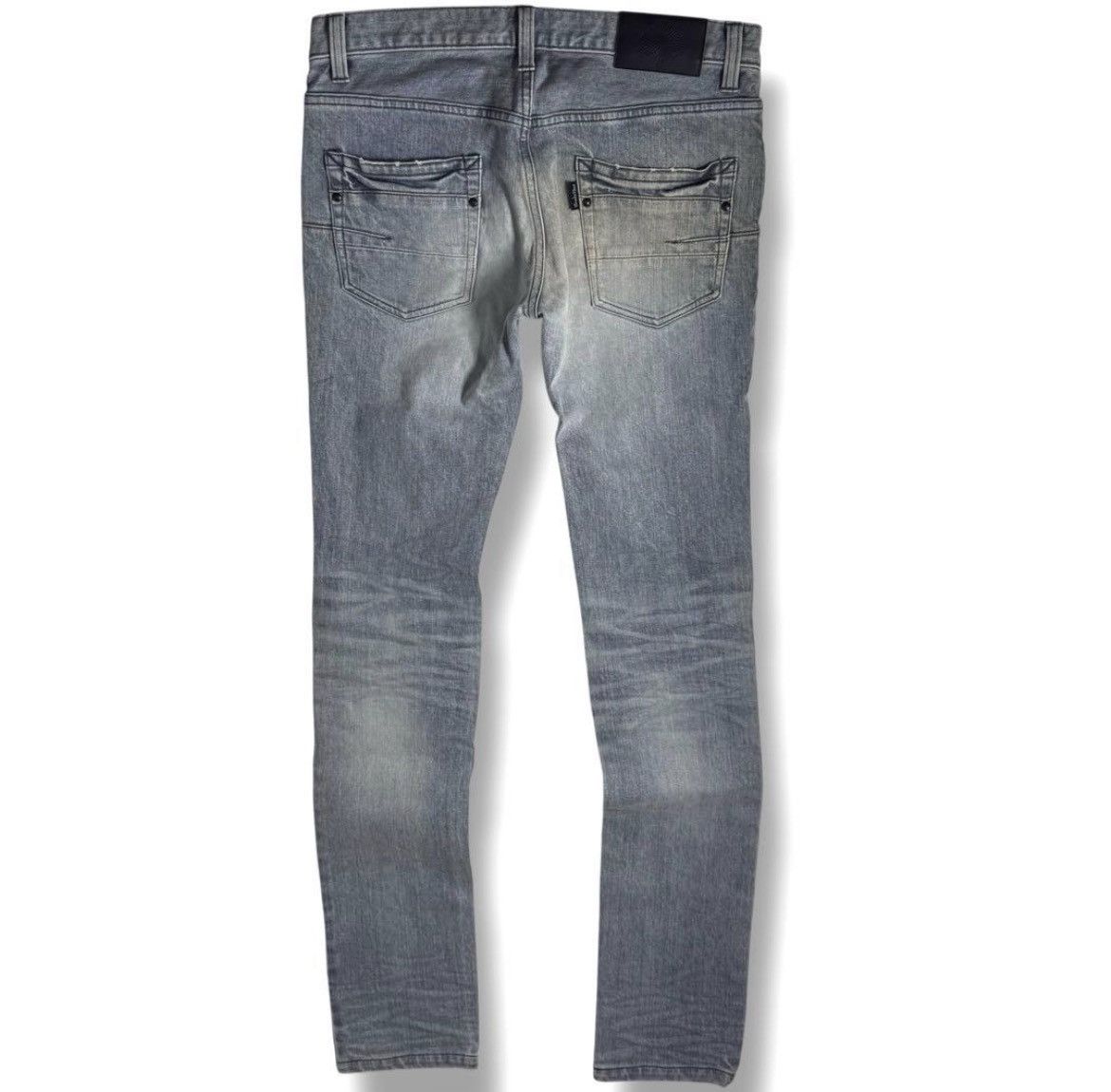 Tornado Mart Tornado Mart Distressed Grey Denim Size US 31 - 2 Thumbnail