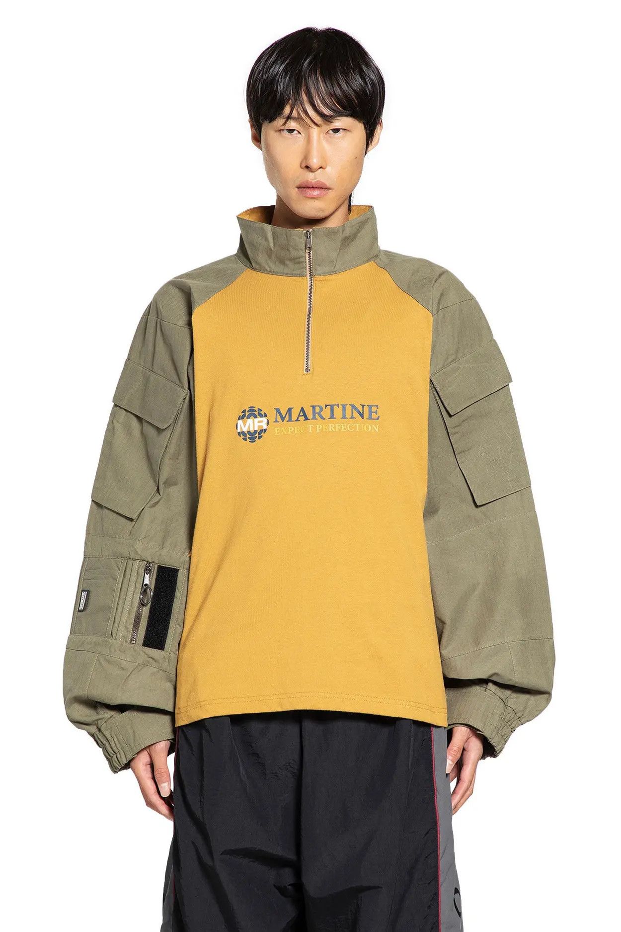 Martine Rose Shrunken Utility Sleeve Shirt - Tumeric Size US S / EU 44-46 / 1 - 2 Thumbnail