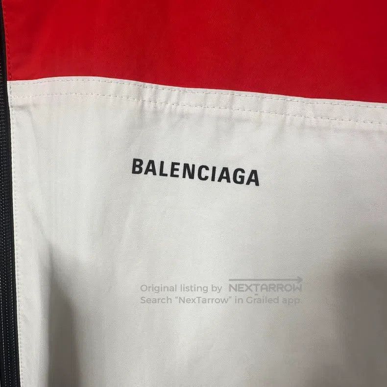 Balenciaga Balenciaga Zip-up color-block logo print jacket, men's, or Size US S / EU 44-46 / 1 - 8 Thumbnail
