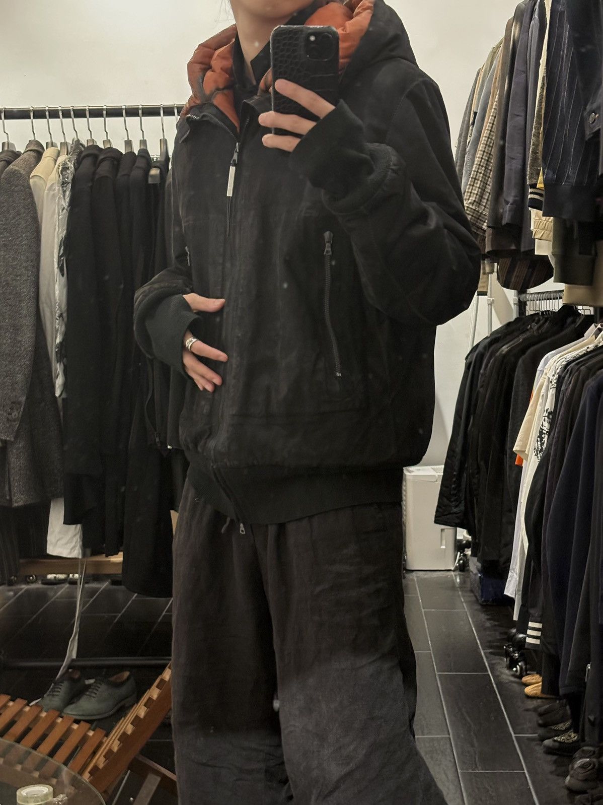 Isaac Sellam Experience Isaac Sellam | Tailored Leather Puffer Jacket Size US L / EU 52-54 / 3 - 2 Thumbnail