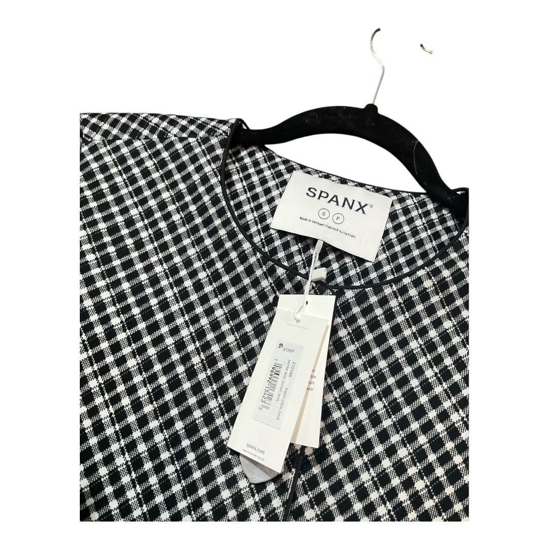 Spanx Spanx Blazer Woman Small Black White Plaid Ponte NWT Size S / US 4 / IT 40 - 3 Thumbnail