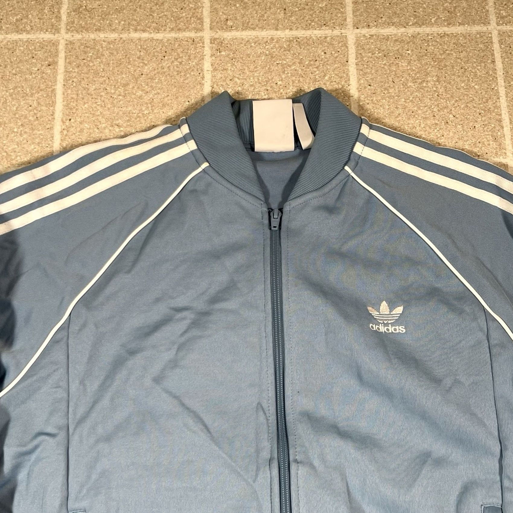 Adidas Large Adidas Trefoil Track Jacket Blue White Mens Size US L / EU 52-54 / 3 - 2 Thumbnail