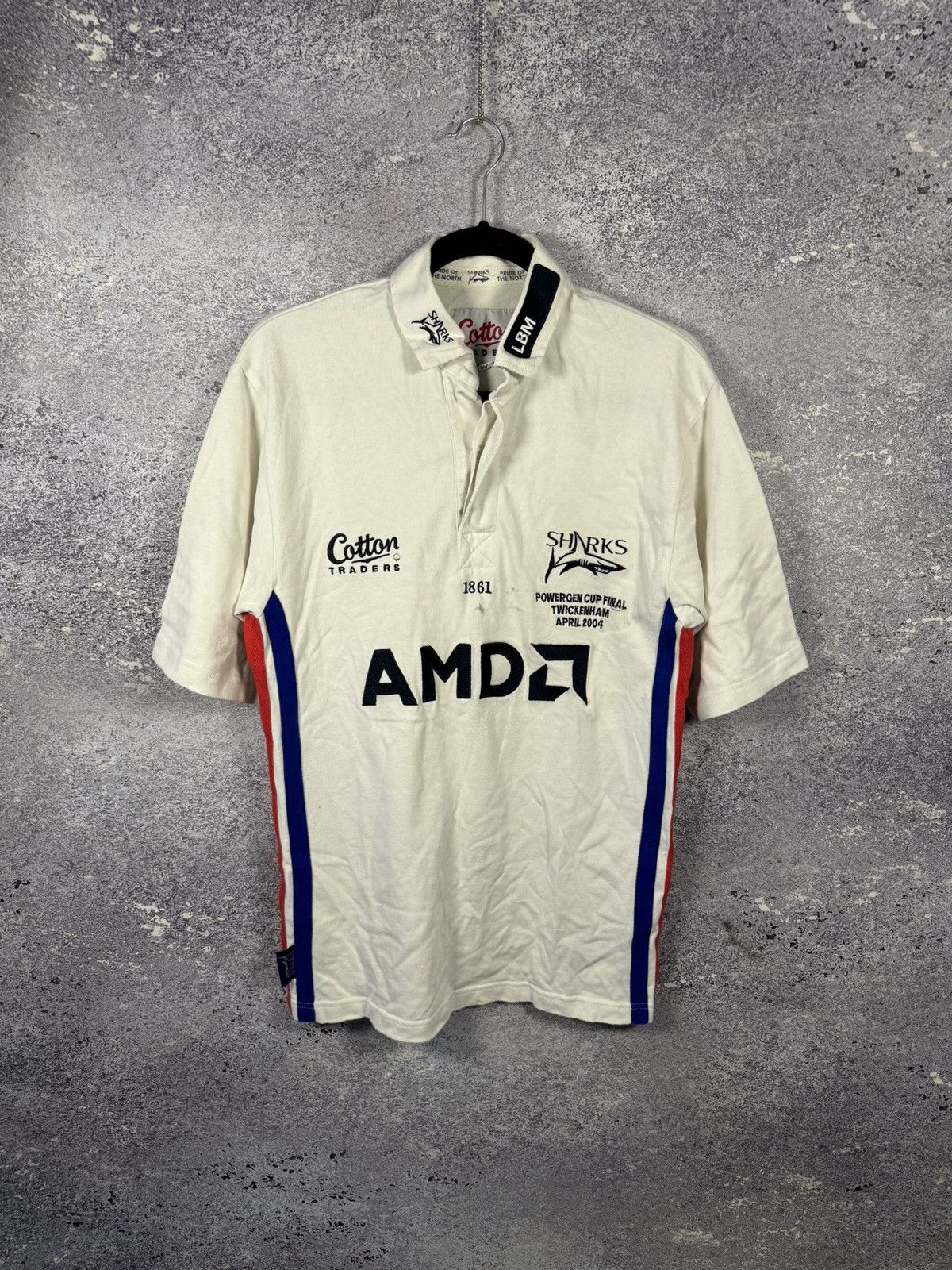 Cotton Traders × Vintage Vintage Sale Sharks Rugby Shirt S Cotton Traders 2004 Jersey Size US S / EU 44-46 / 1 - 1 Thumbnail