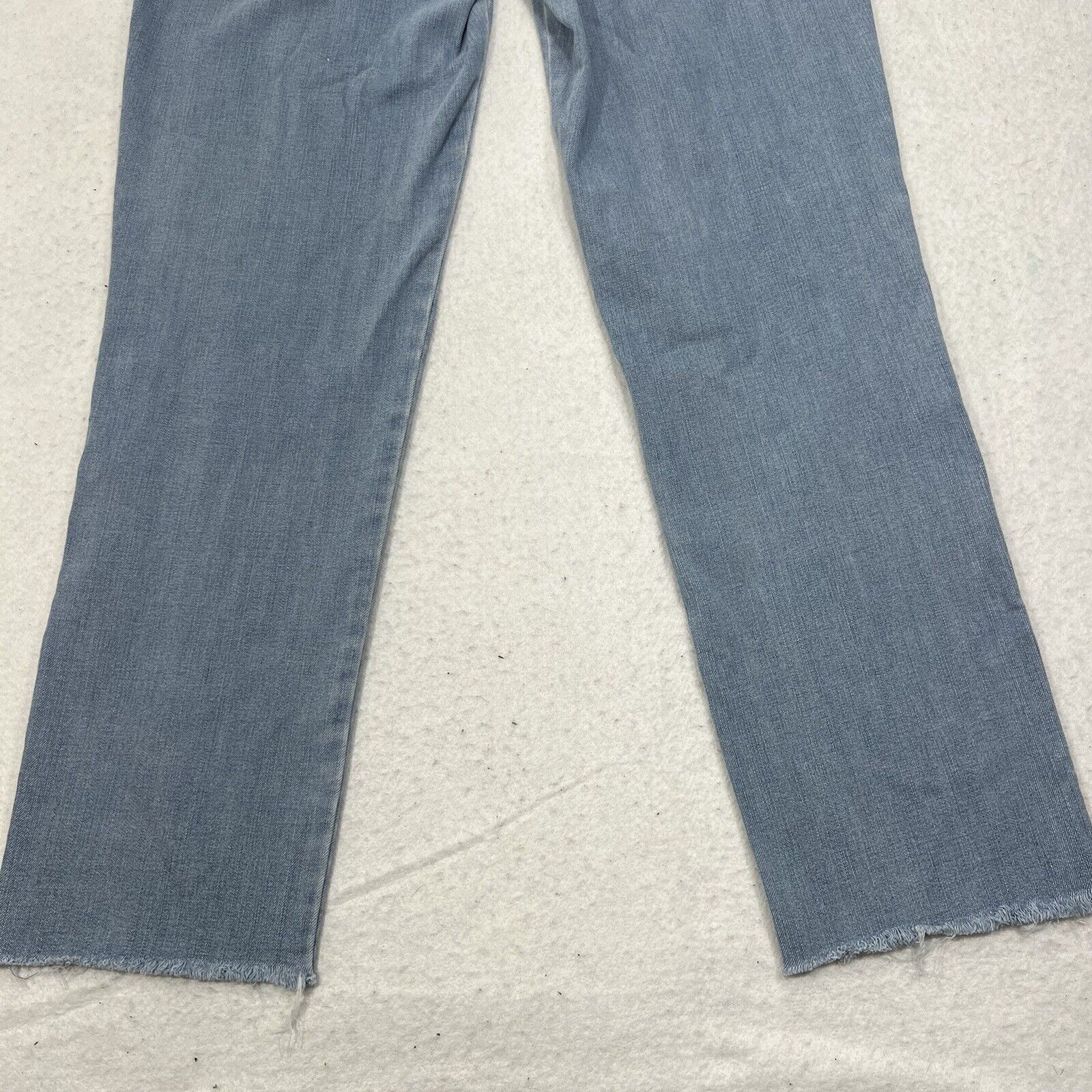 Gloria Vanderbilt Gloria Vanderbilt Amanda 2.0 Light Blue Denim Jeans Raw Hem Size 30" / US 8 / IT 44 - 7 Thumbnail