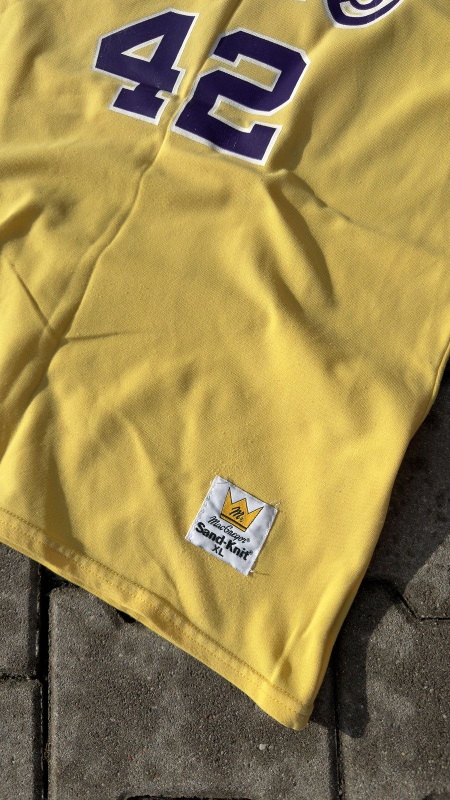 Vintage Jersey Lakers 80s Vintage Rare 42 Number James Worthy Size US XL / EU 56 / 4 - 2 Thumbnail