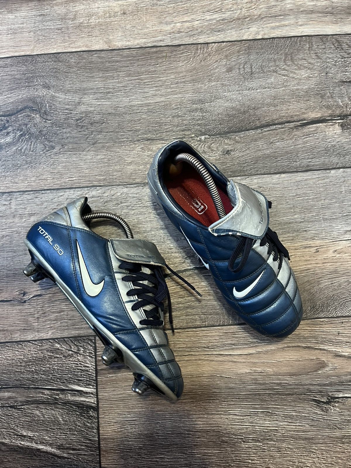 Nike × Vintage Vintage Nike Total90 Leather Football Soccer Boots US8,5 Size US 8.5 / EU 41-42 - 3 Thumbnail