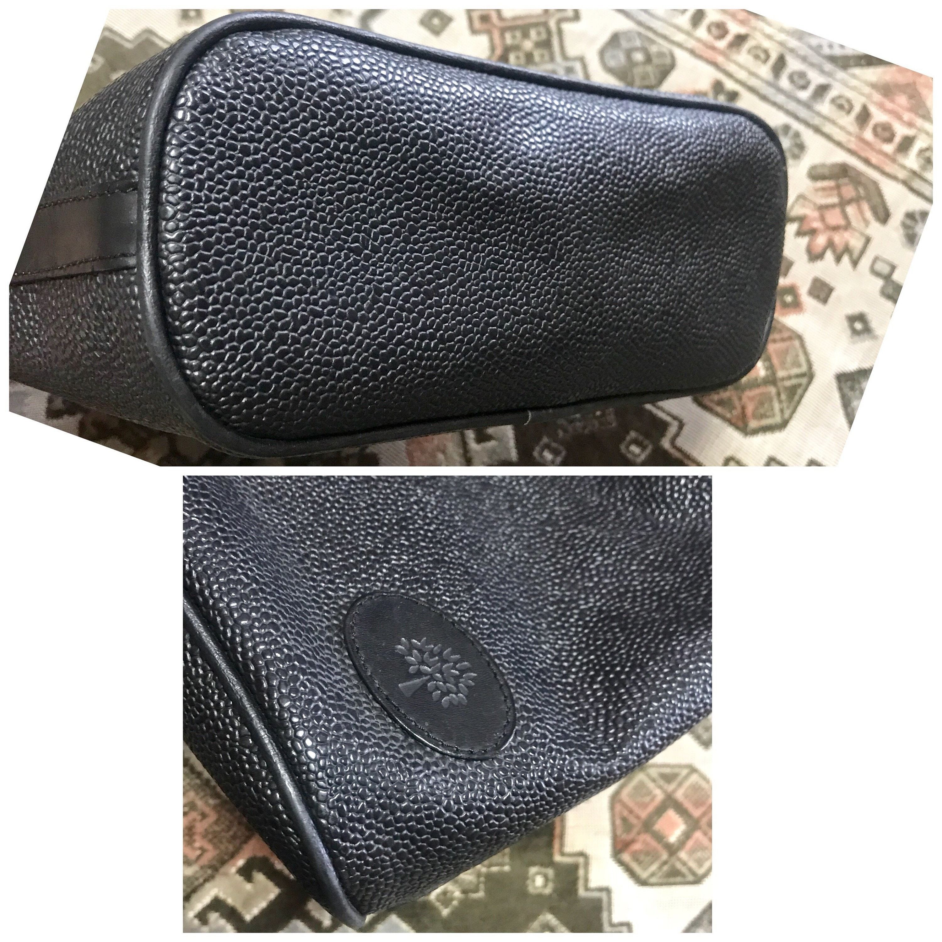 Mulberry Vintage Mulberry hobo bucket black scotchgrain hobo shoulder Size ONE SIZE - 5 Thumbnail