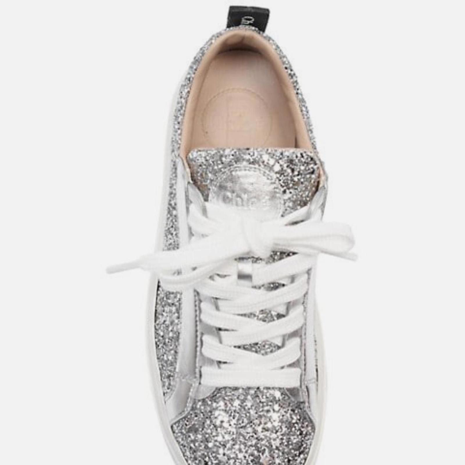 chloma Brand new! Authentic Chloé glitter sneakers Size US 7 / IT 37 - 3 Thumbnail