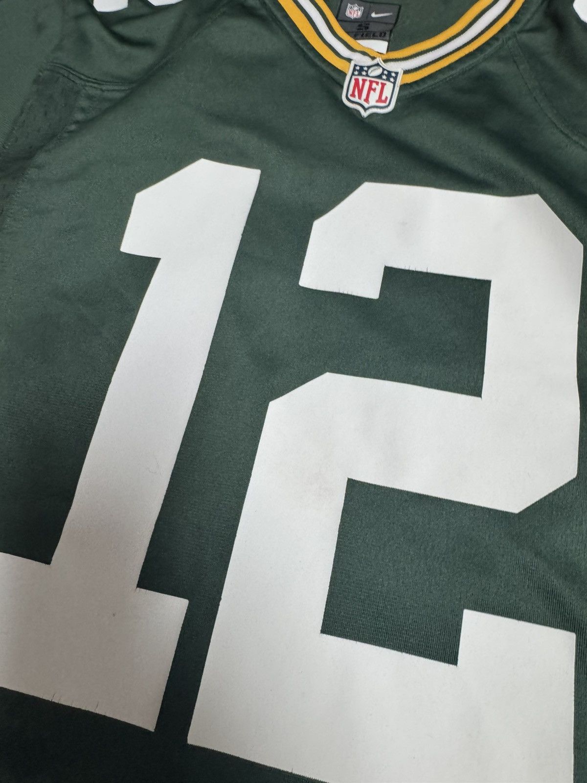 Nike Green Bay Packers Aaron Rodgers #12 NFL On Field Home Jersey Size US S / EU 44-46 / 1 - 3 Thumbnail