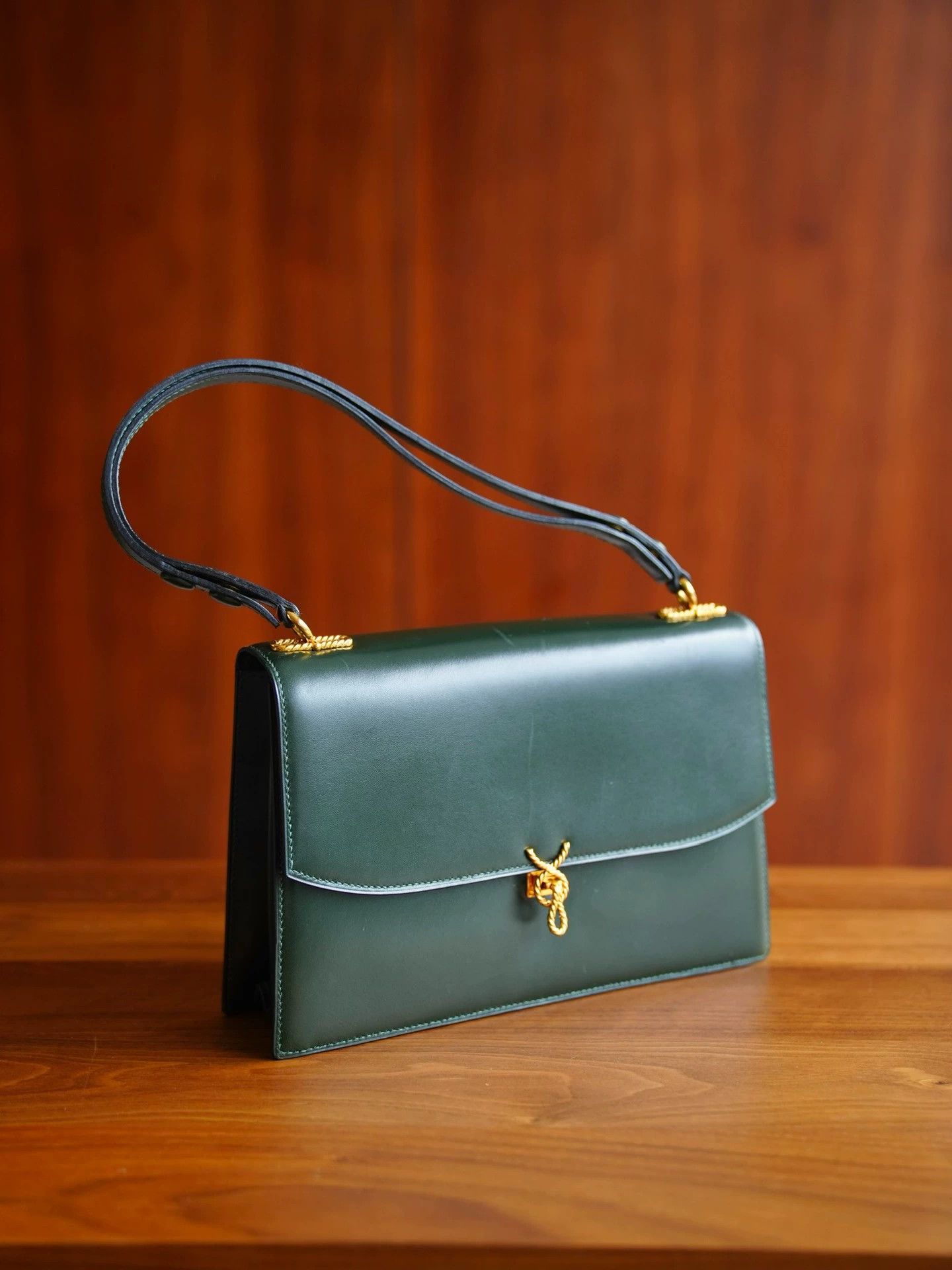 Other morabito vintage Dark Green Knot Shoulder Bag (S) Size ONE SIZE - 6 Thumbnail