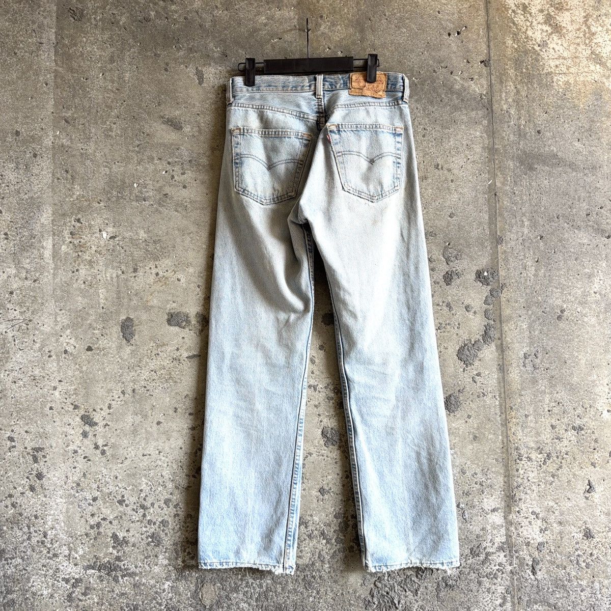 Levi's Vintage Levis Light Wash Thrashed Repair Denim Size US 29 - 3 Thumbnail