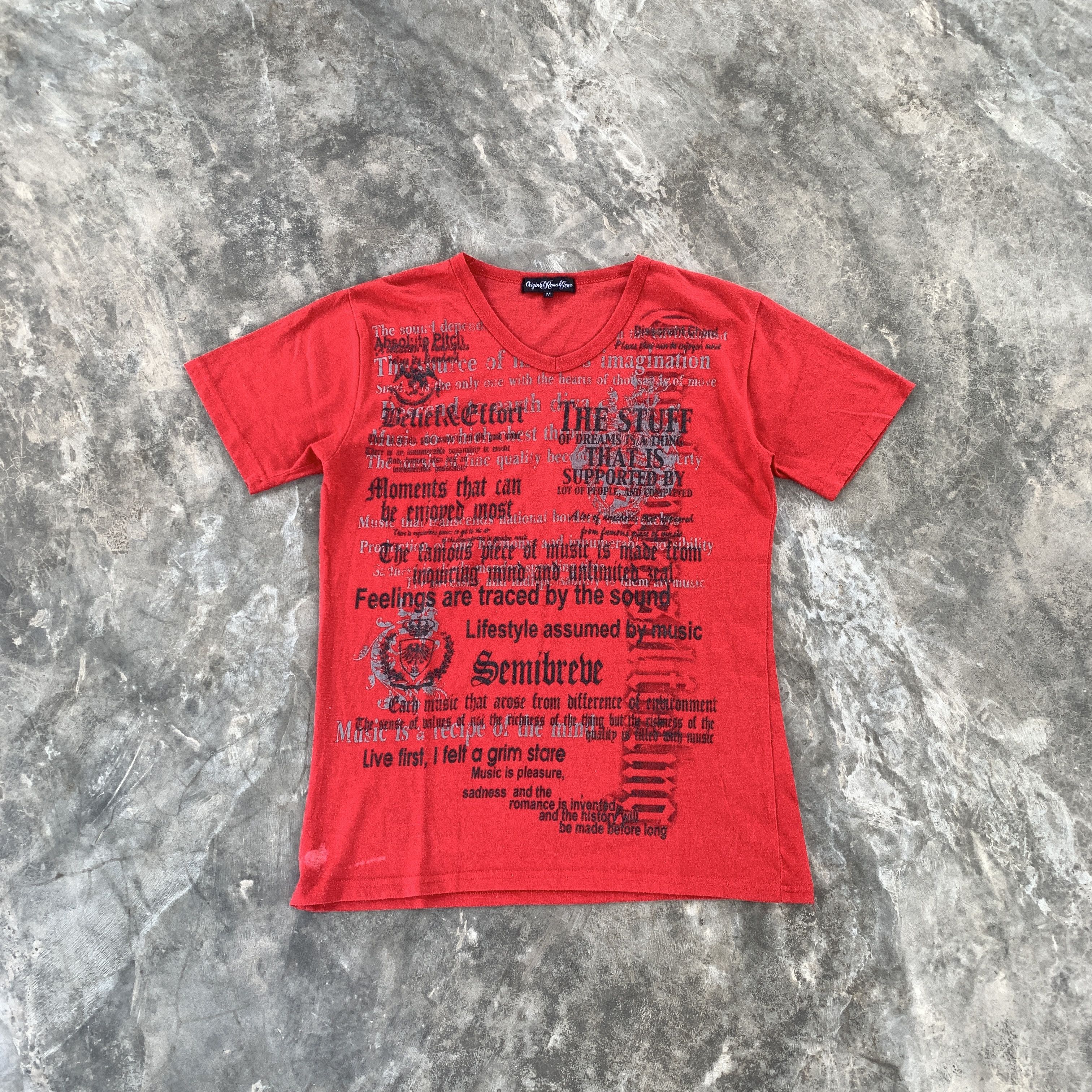 Japanese Brand Original Remake Gear Poem Gothic Vkei KMRII LGB Style Tshirt Size US M / EU 48-50 / 2 - 1 Thumbnail