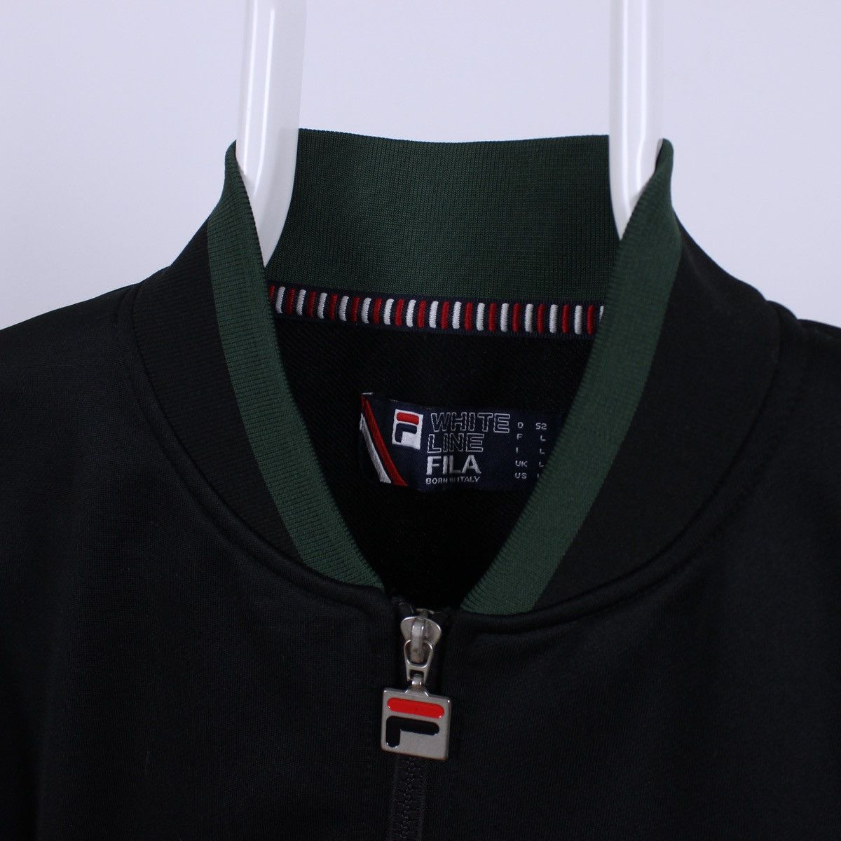 Fila Vintage Fila White Line Track Top Bomber Jacket Size US L / EU 52-54 / 3 - 3 Thumbnail
