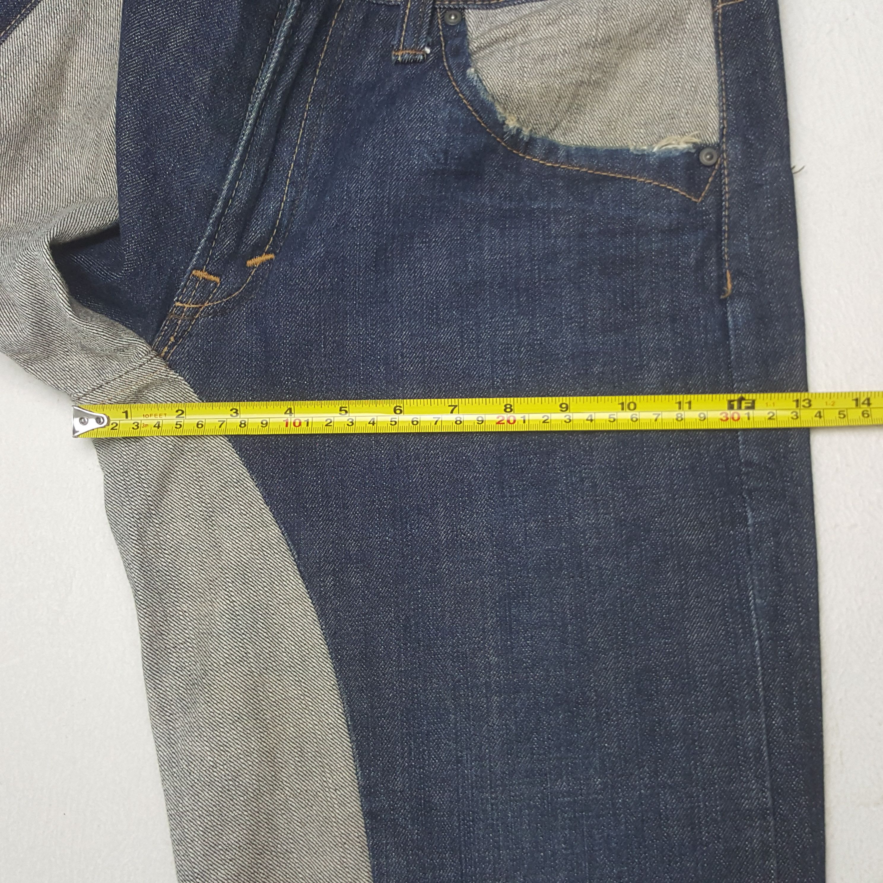 Japanese Brand Vintage Blue Way Rare Style Japanese Denim Jeans RR29 Size US 34 / EU 50 - 11 Thumbnail