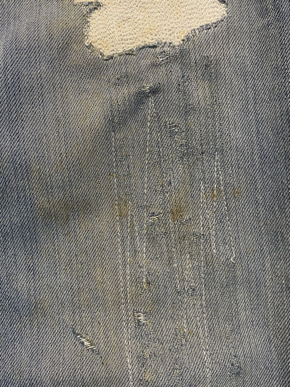 Blue Blue Japan Blue Blue Japan - Crash Distressed Repair Bootcut Denim Size US 30 / EU 46 - 4 Thumbnail