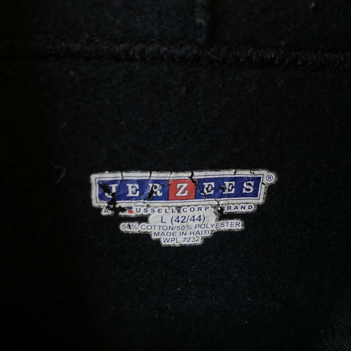 Jerzees Vintage Jerzees Black Blank Zip Up Hoodie Travis Style Size US XL / EU 56 / 4 - 4 Thumbnail