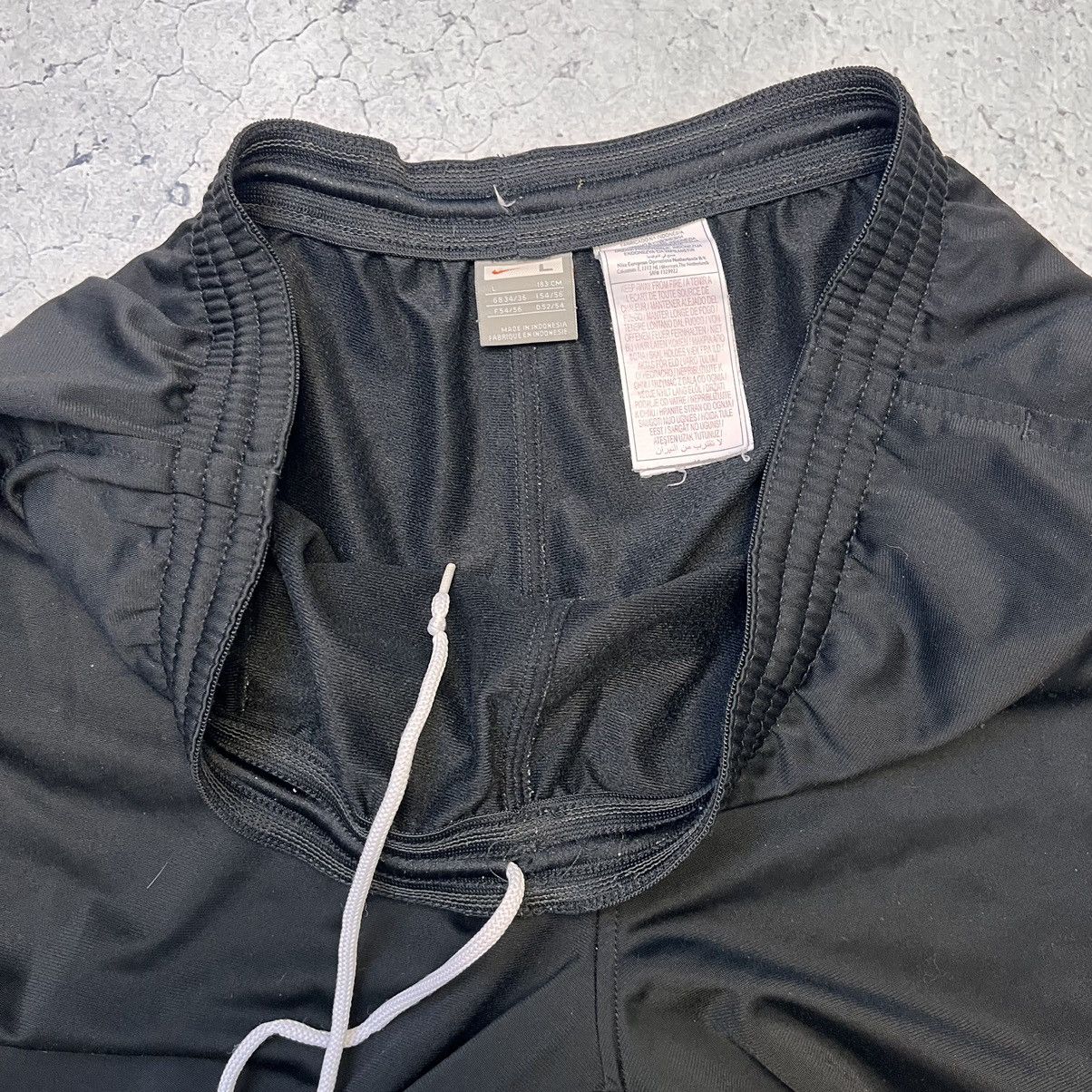 Nike × Vintage Vintage Nike Pants Black Joggers Streetwear Swoosh Drill Y2K Size US 34 / EU 50 - 8 Thumbnail