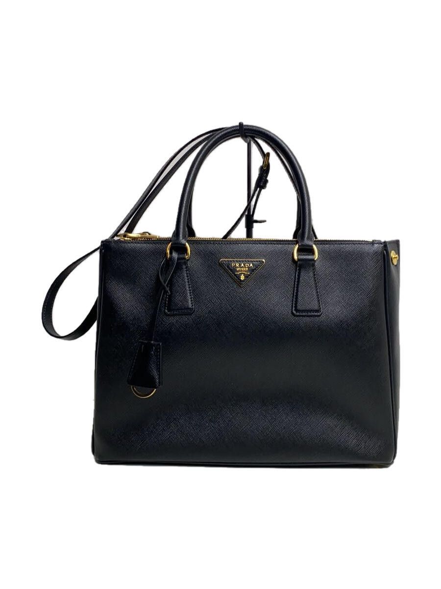 Prada Saffiano Galleria Bag Shoulder Bag Black