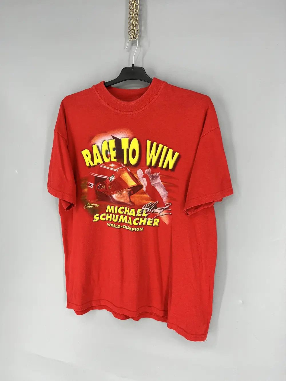 Formula 1 Michael Schumacher Race To Win World Champion Shirt Size US M / EU 48-50 / 2 - 3 Thumbnail