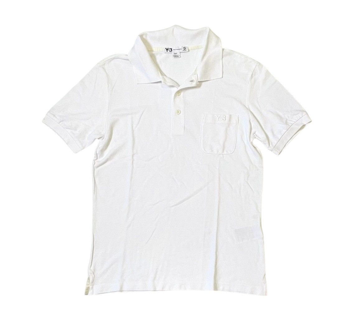 Yohji Yamamoto TAX FREE 🇺🇸 Yohji yamamoto y-3 logo polo shirt Size US S / EU 44-46 / 1 - 1 Thumbnail