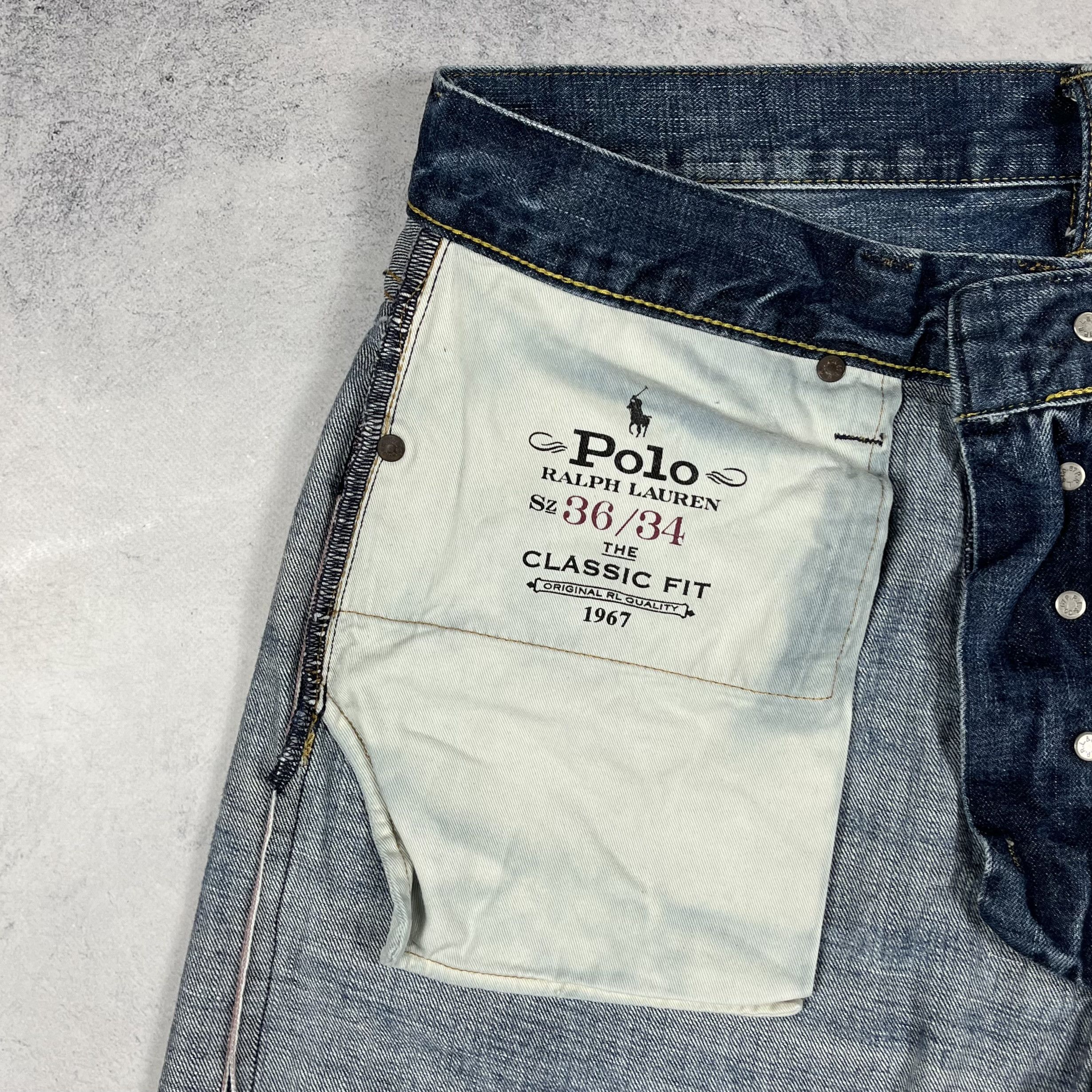 Polo Ralph Lauren Polo Ralph Lauren Selvedge Distressed Denim Jeans Pants Size US 36 / EU 52 - 9 Thumbnail