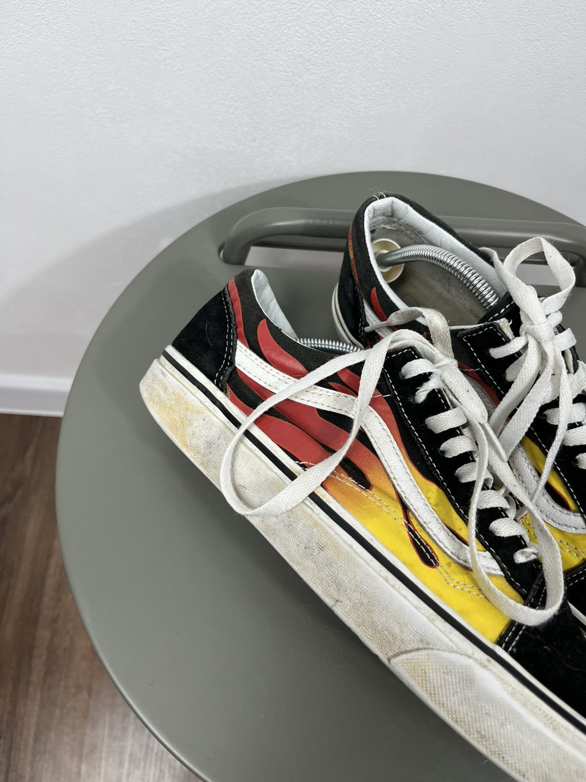 Vans Vans Old Skool Flame Black Yellow Red EU 42 Size US 9 / EU 42 - 2 Thumbnail