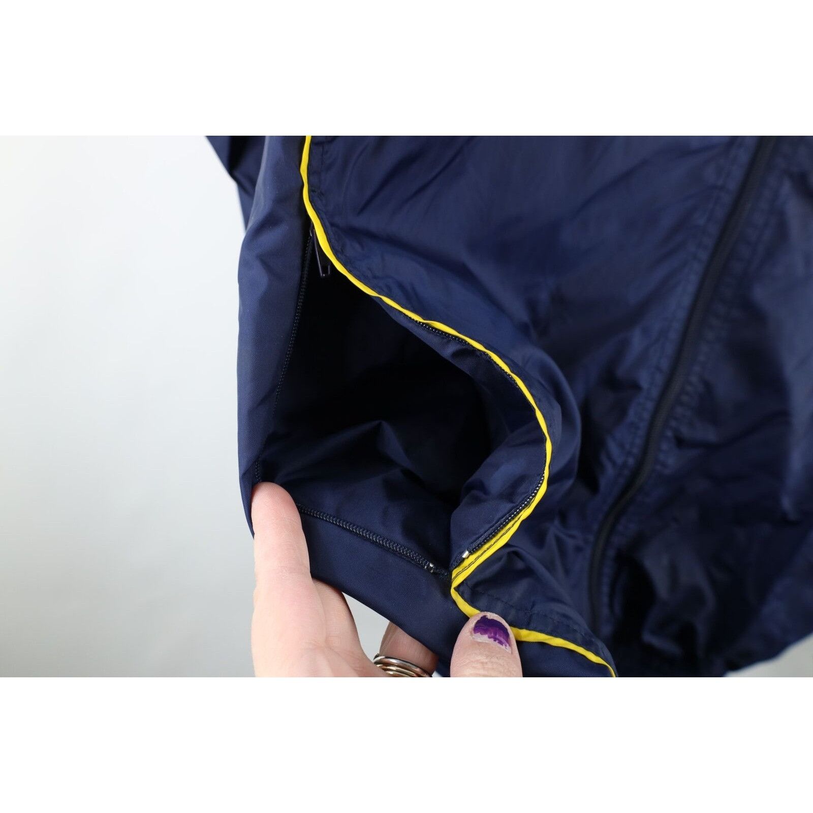 Nike × Vintage Vintage Nike Travis Scott Swoosh University Michigan Jacket Size US XL / EU 56 / 4 - 11 Thumbnail