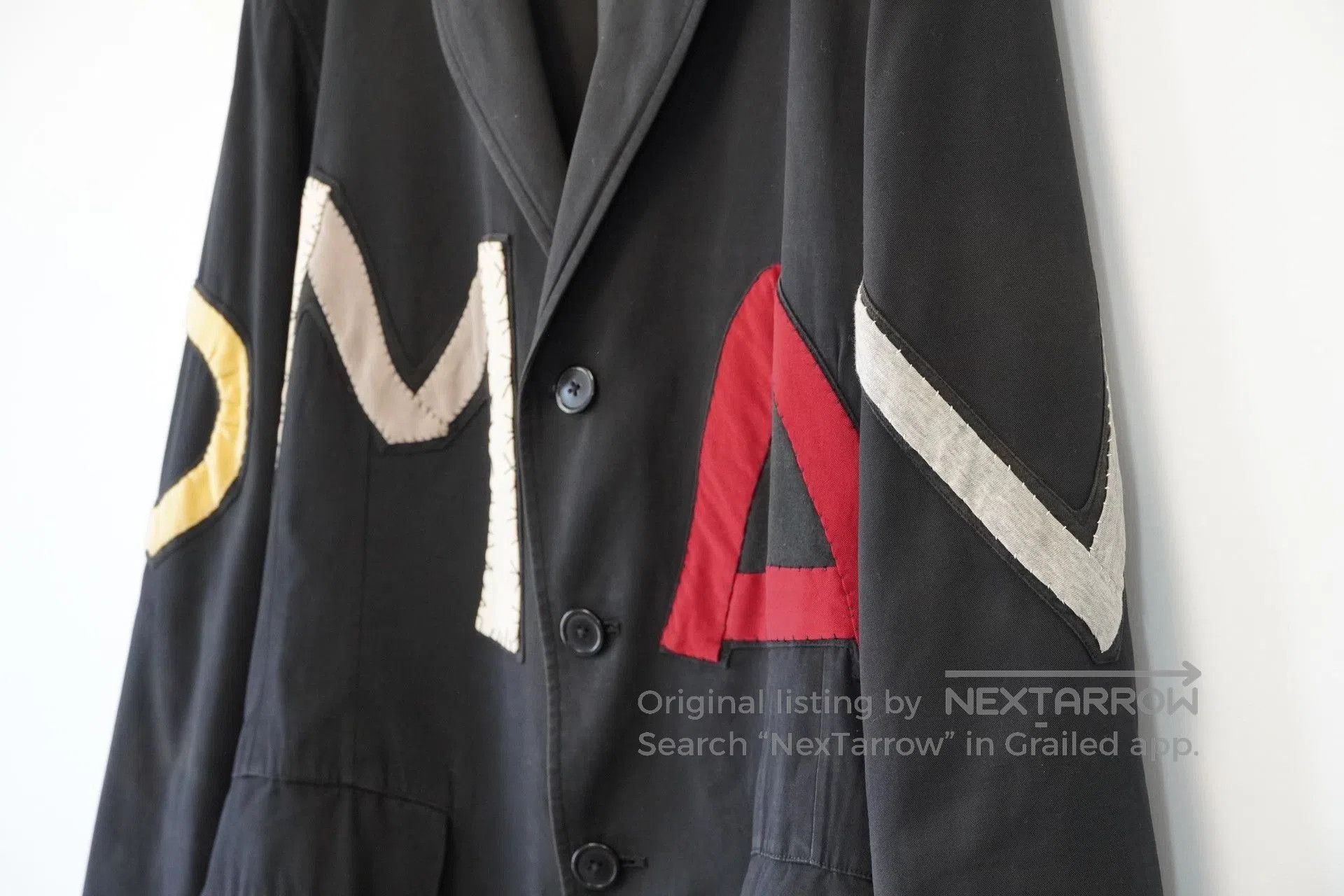 Yohji Yamamoto Yohji Yamamoto Letter Patch Jacket. Size US M / EU 48-50 / 2 - 4 Thumbnail