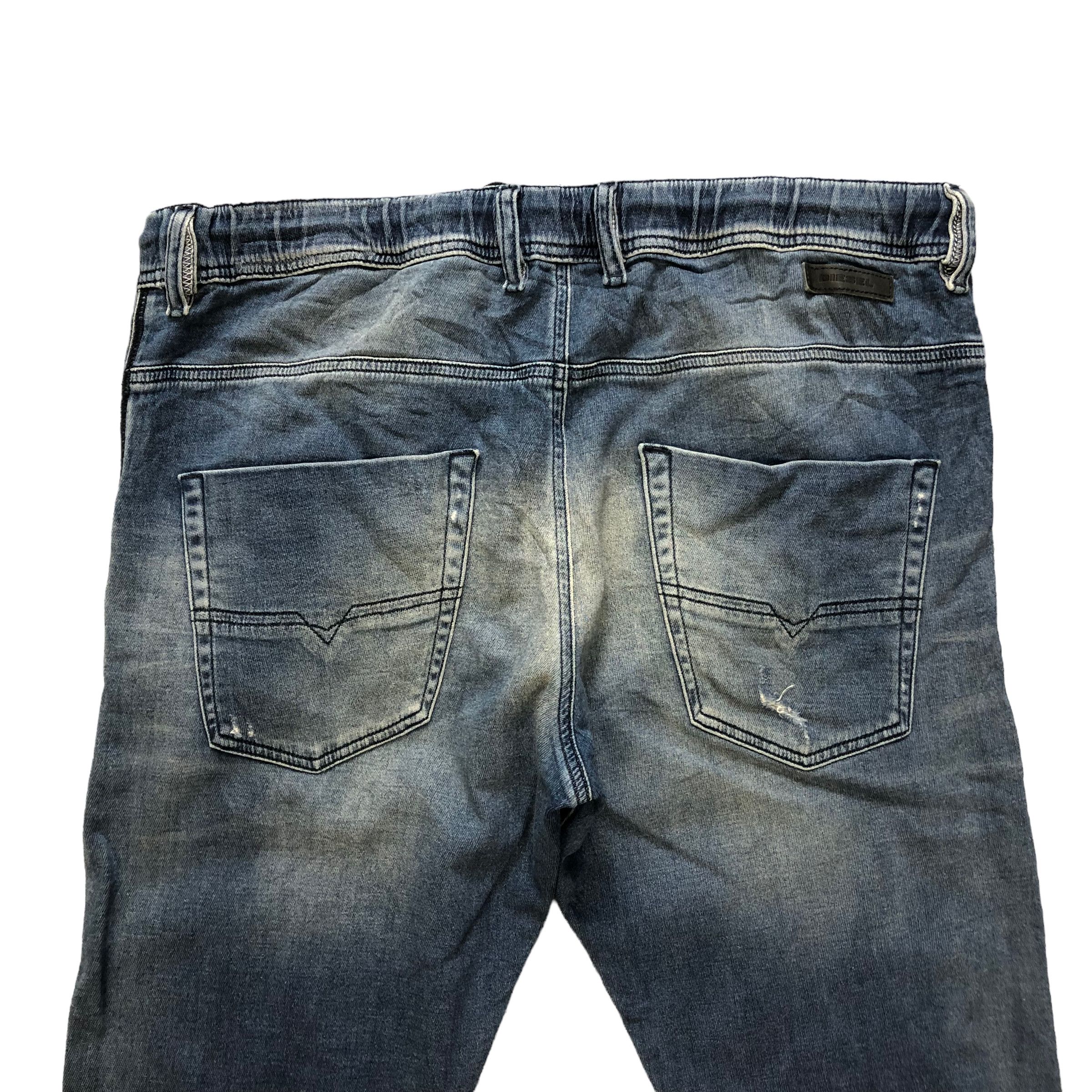 Diesel RARE DIESEL DENIM + SWEATPANTS HYBRID DENIM PANTS #7284-125 Size US 36 / EU 52 - 14 Thumbnail